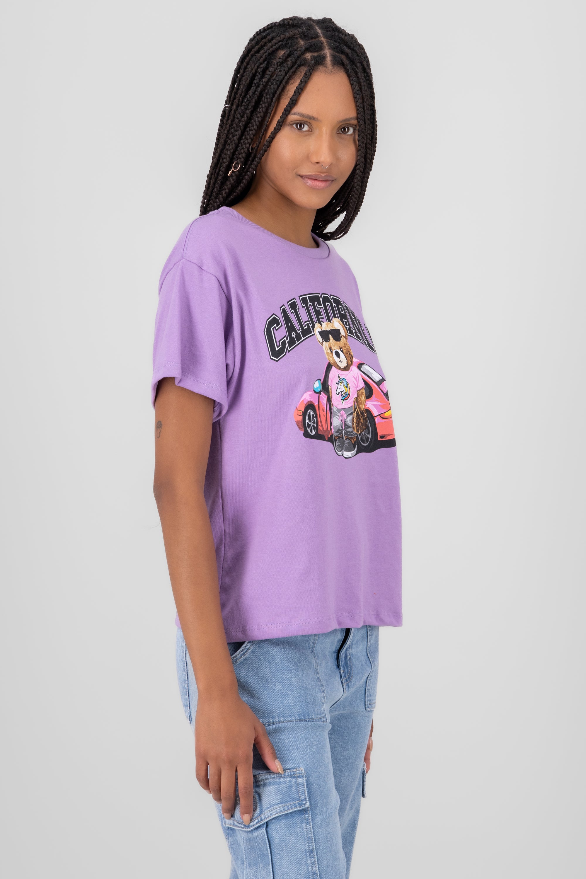 Playera osito California LILA