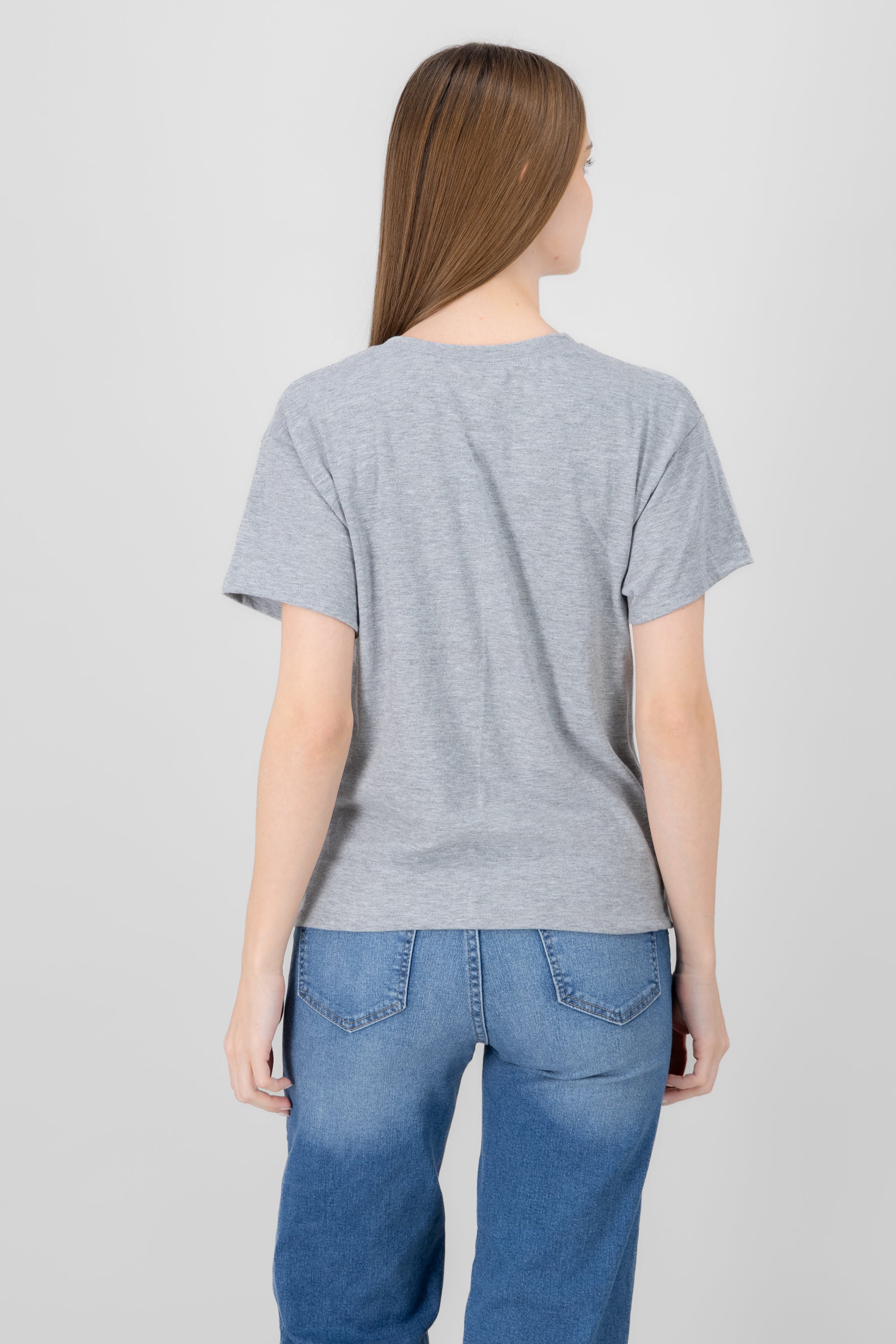 Playera osito California GRIS JASPE