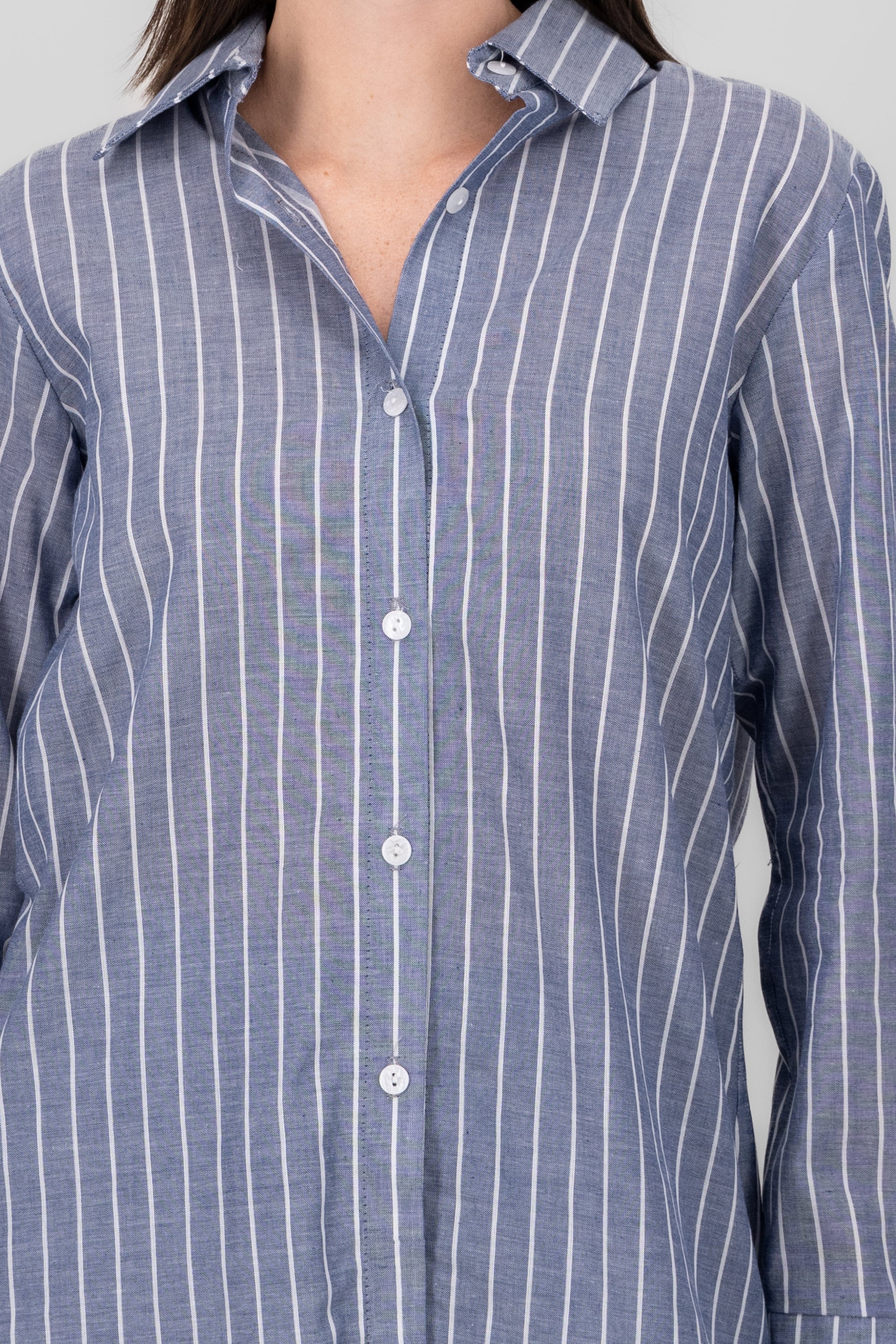 Camisa Oversize Rayas INDIGO