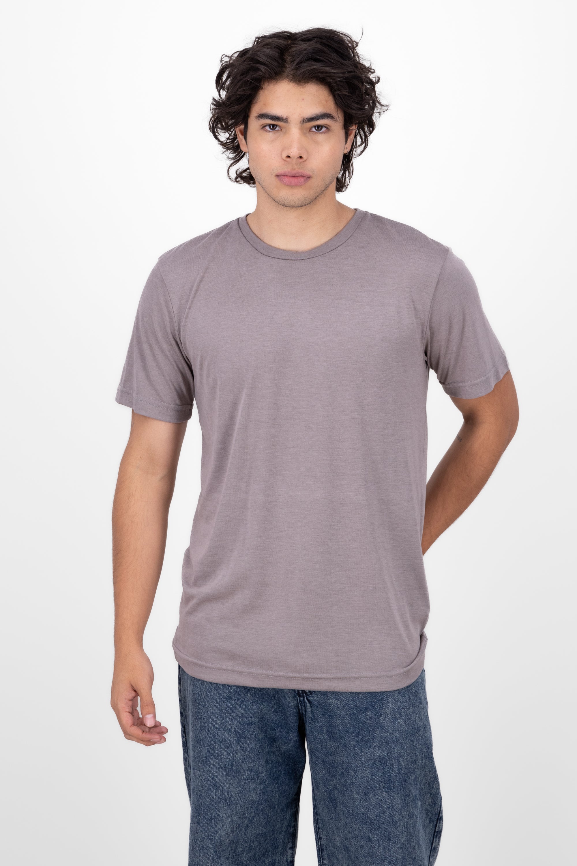 Playera Cuello Redondo Gre GRIS