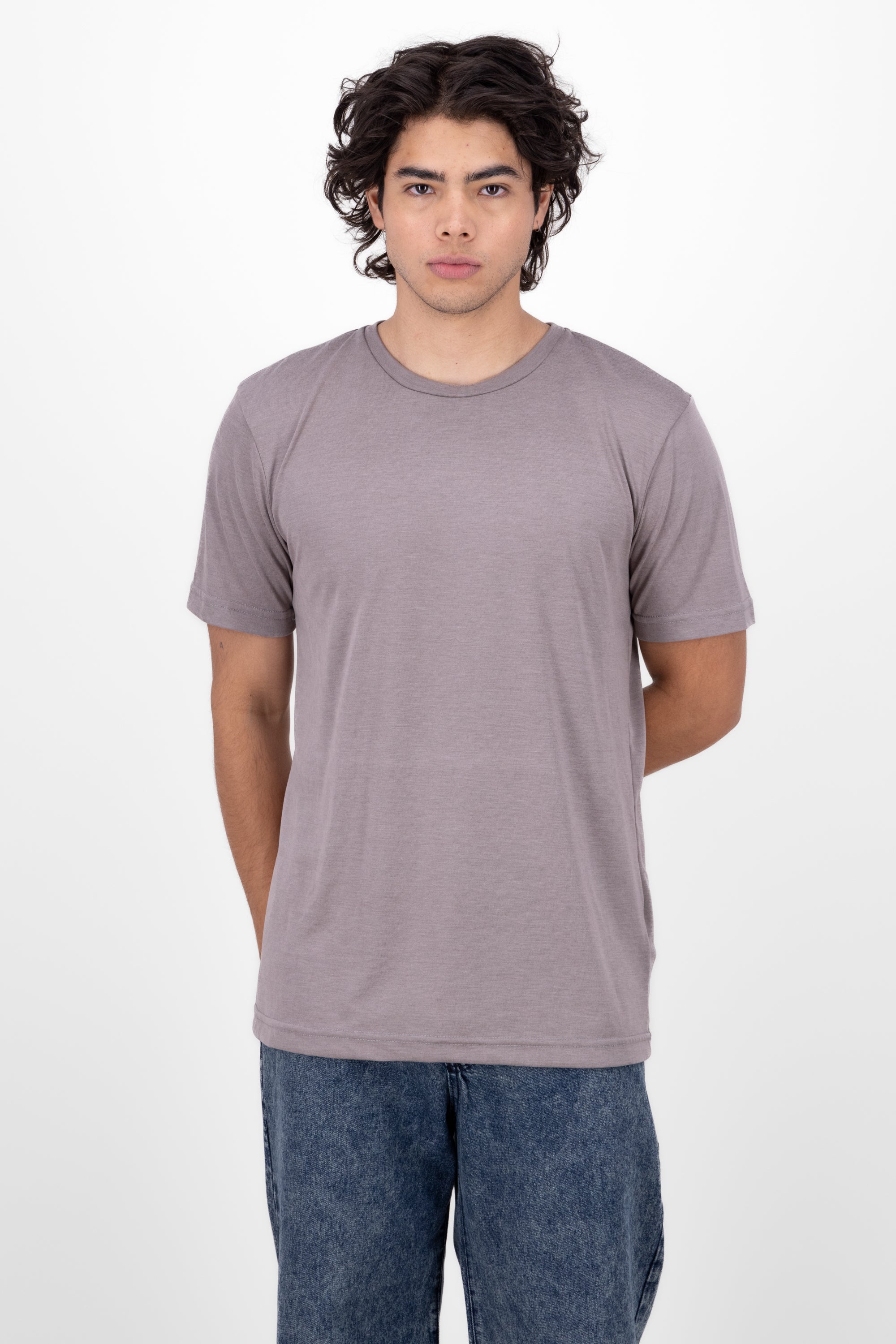 Playera Cuello Redondo Gre GRIS