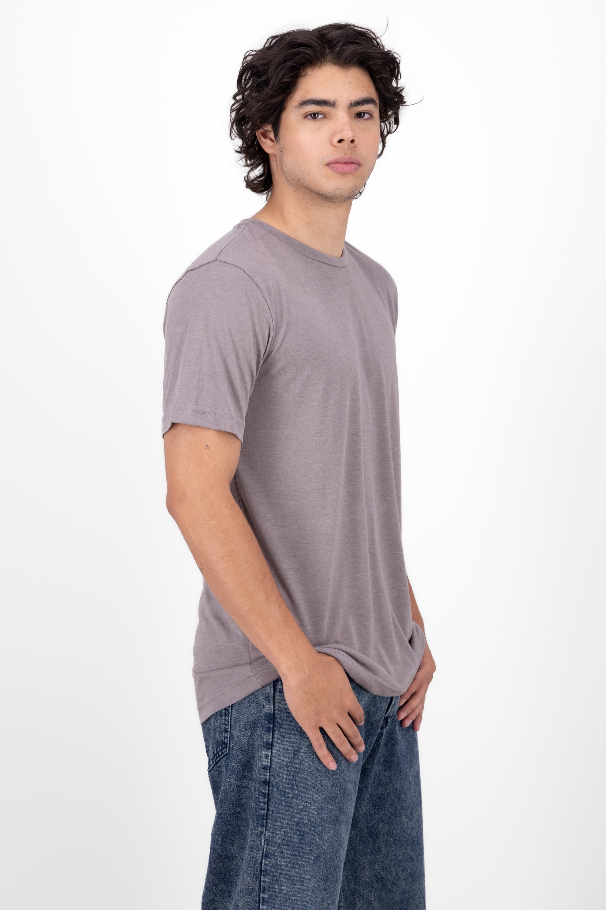 Playera Cuello Redondo Gre GRIS