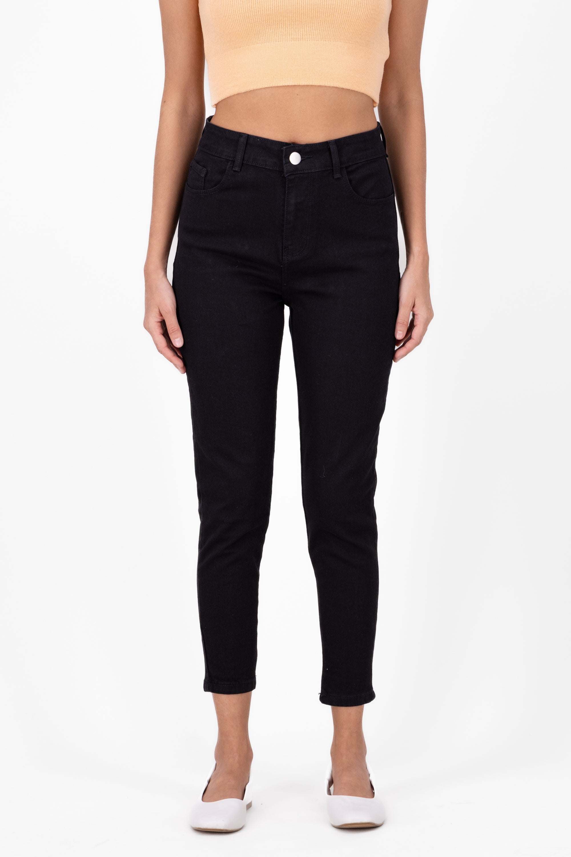 Jeans skinny pumpu up Hypsters NEGRO