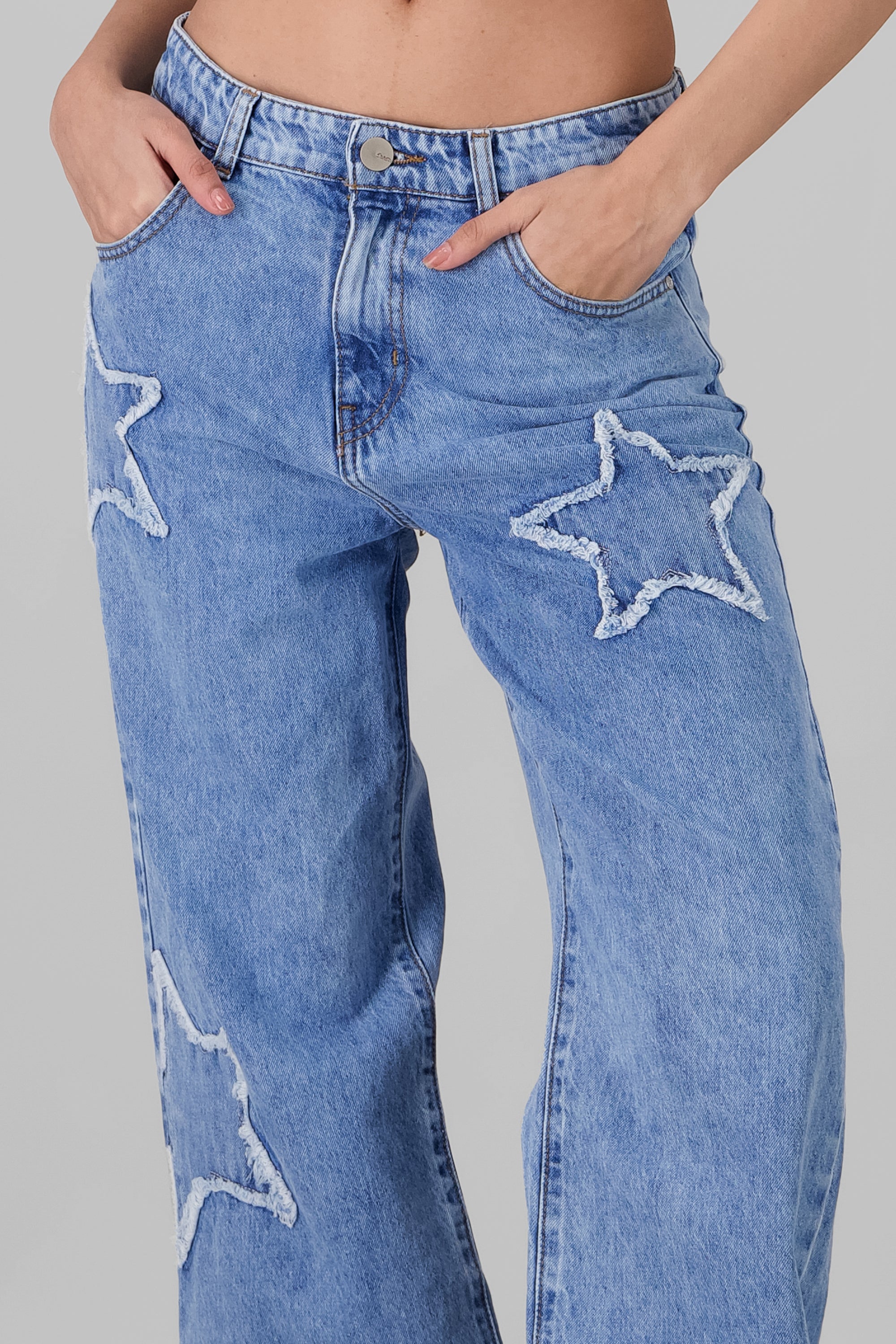 Jeans Straight Estrellas LIGHT WASH