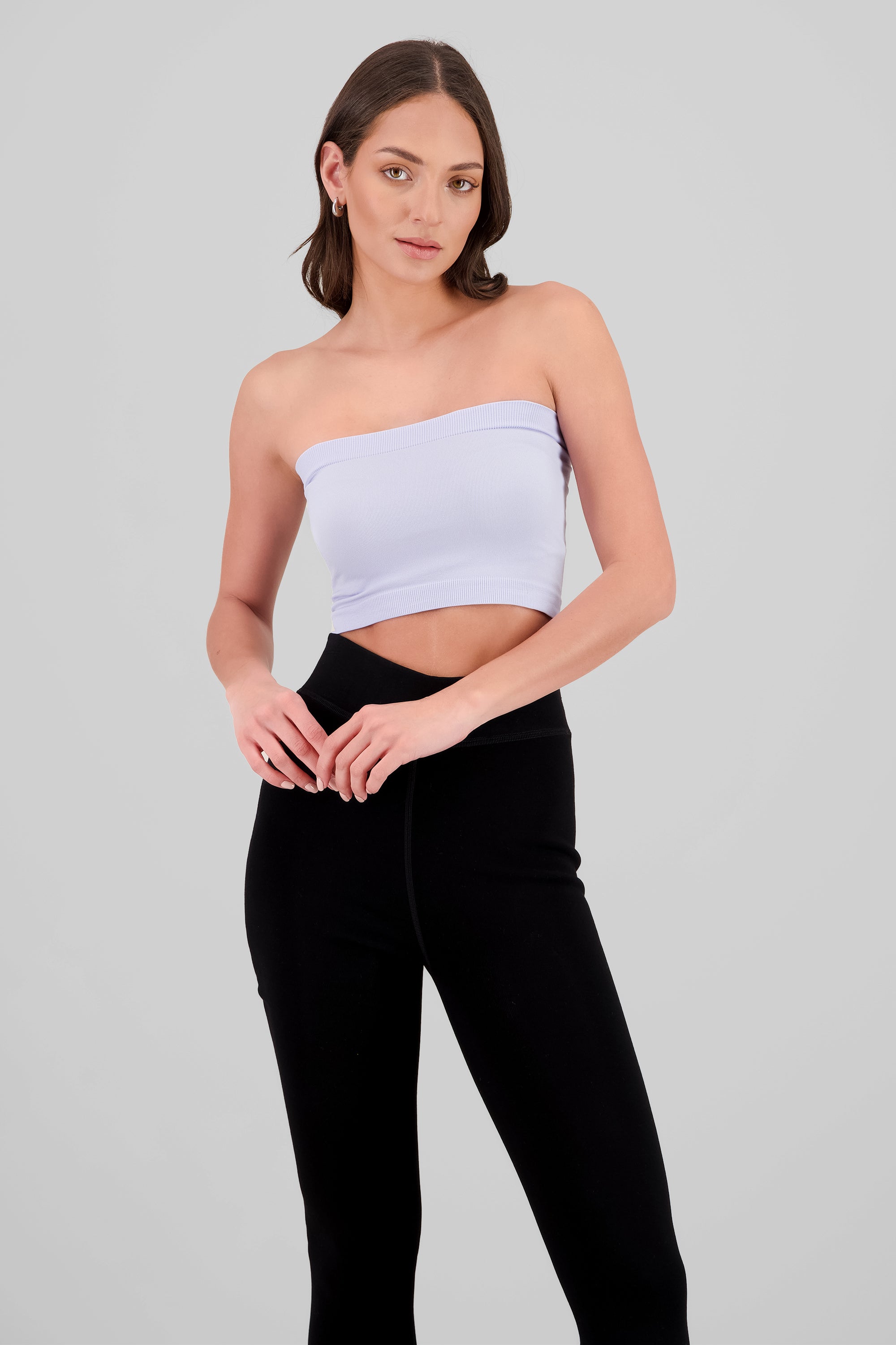 Top strapless liso LILA