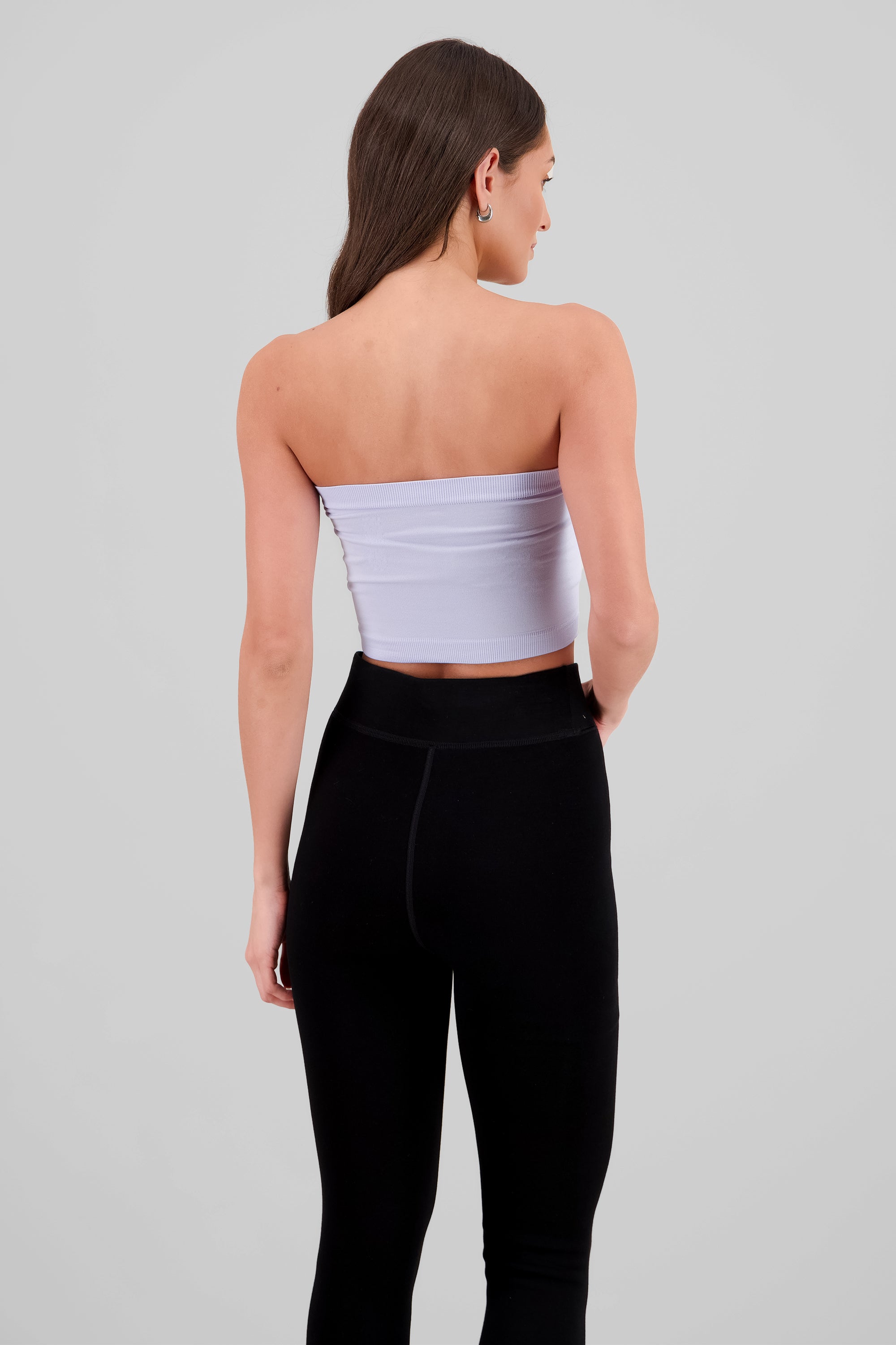 Top strapless liso LILA