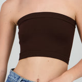Top strapless liso