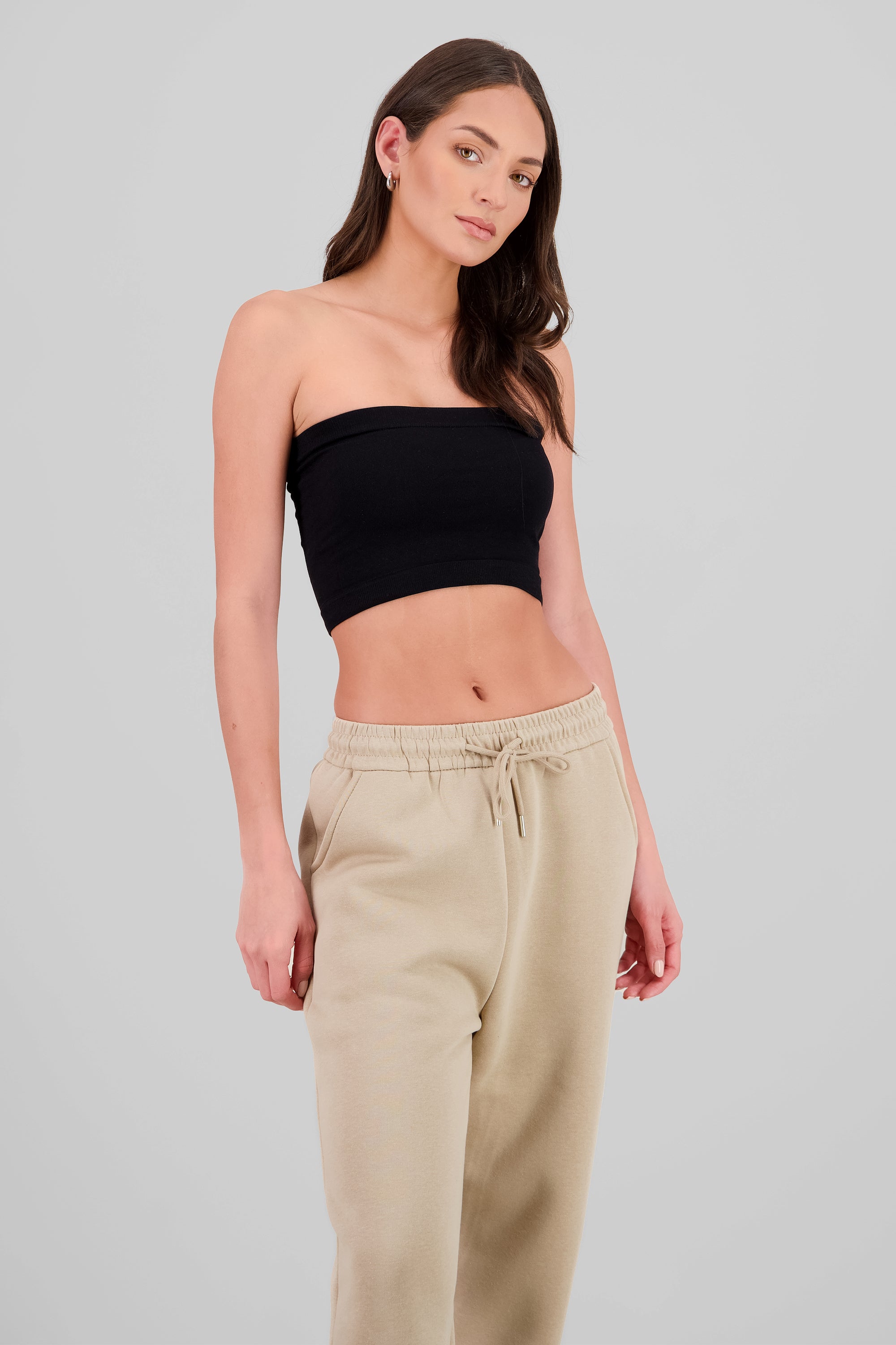Top strapless liso