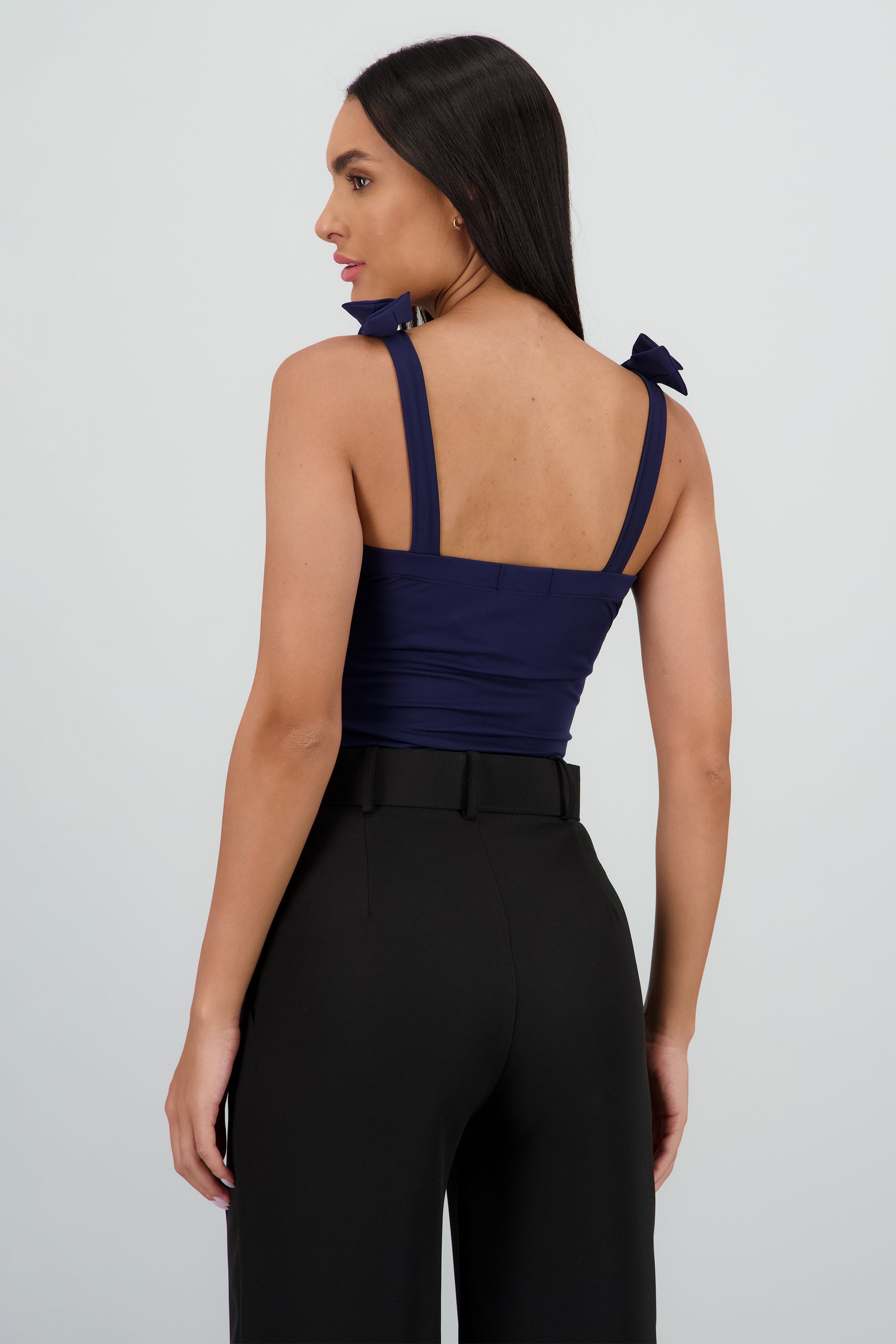 Bodysuit Liso Con Tirante Moños Hypsters MARINO