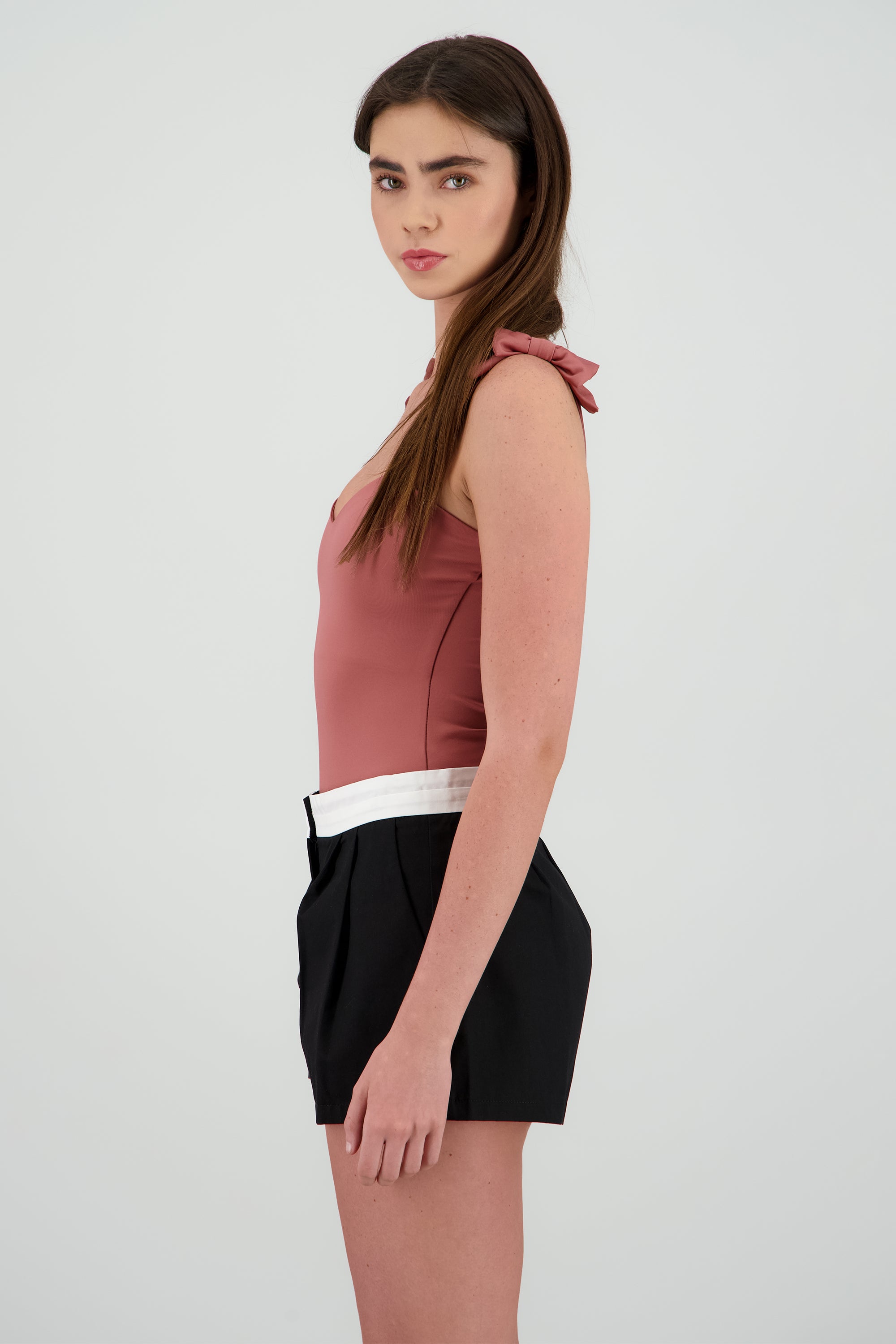 Bodysuit Liso Con Tirante Moños Hypsters MALVA