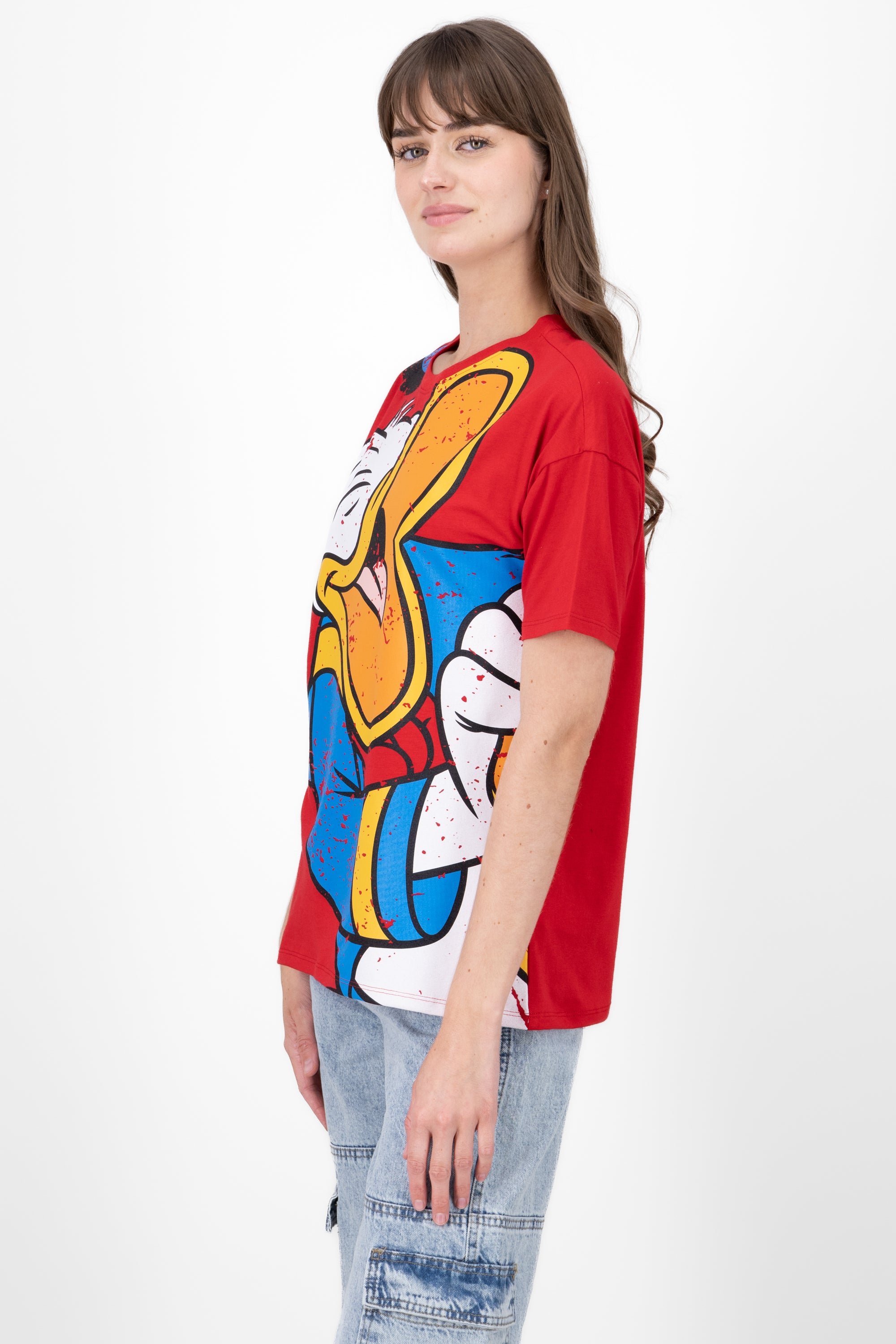 Playera donald over ROJO