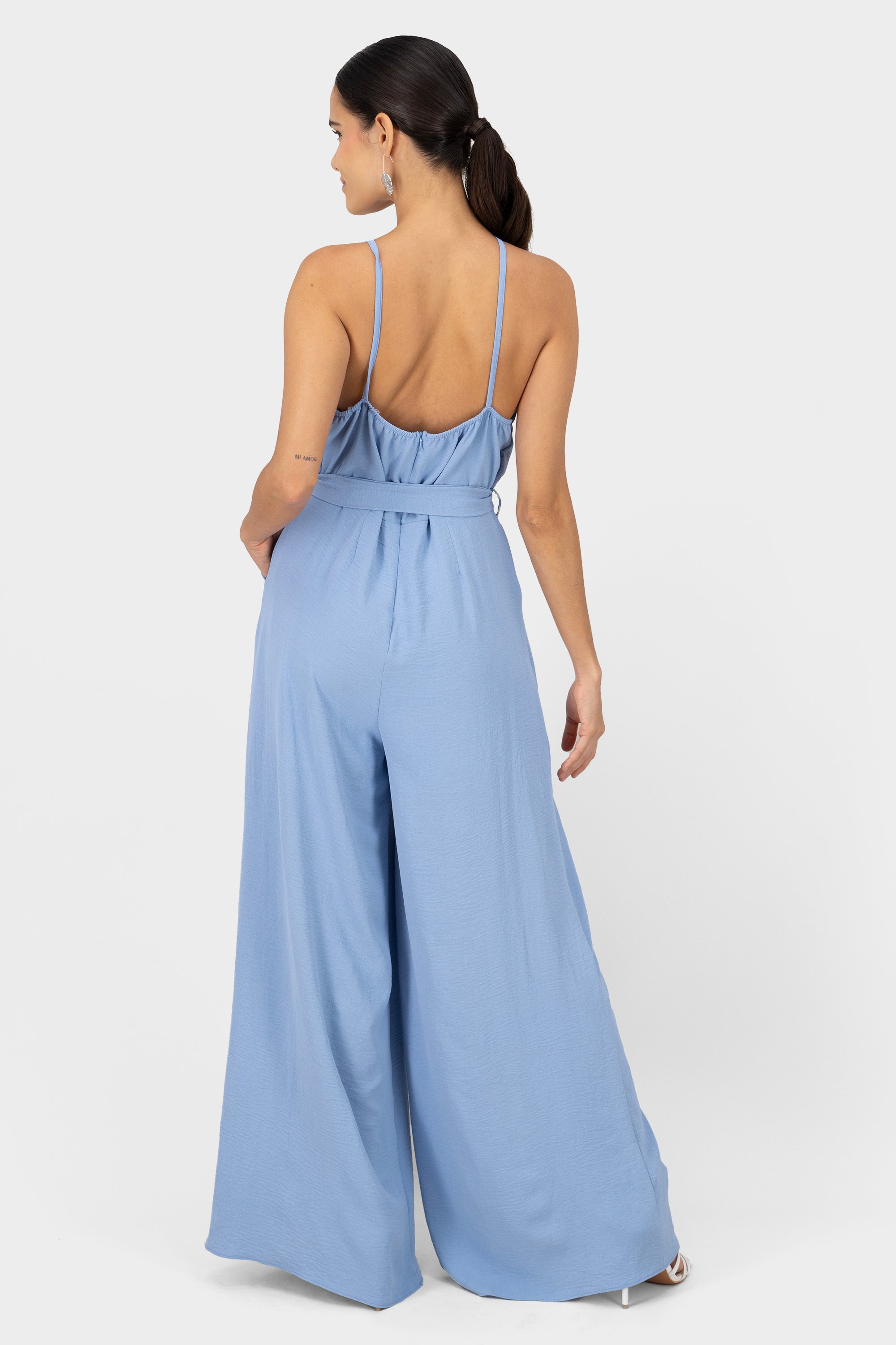 Jumpsuit Escote V AZUL CIELO