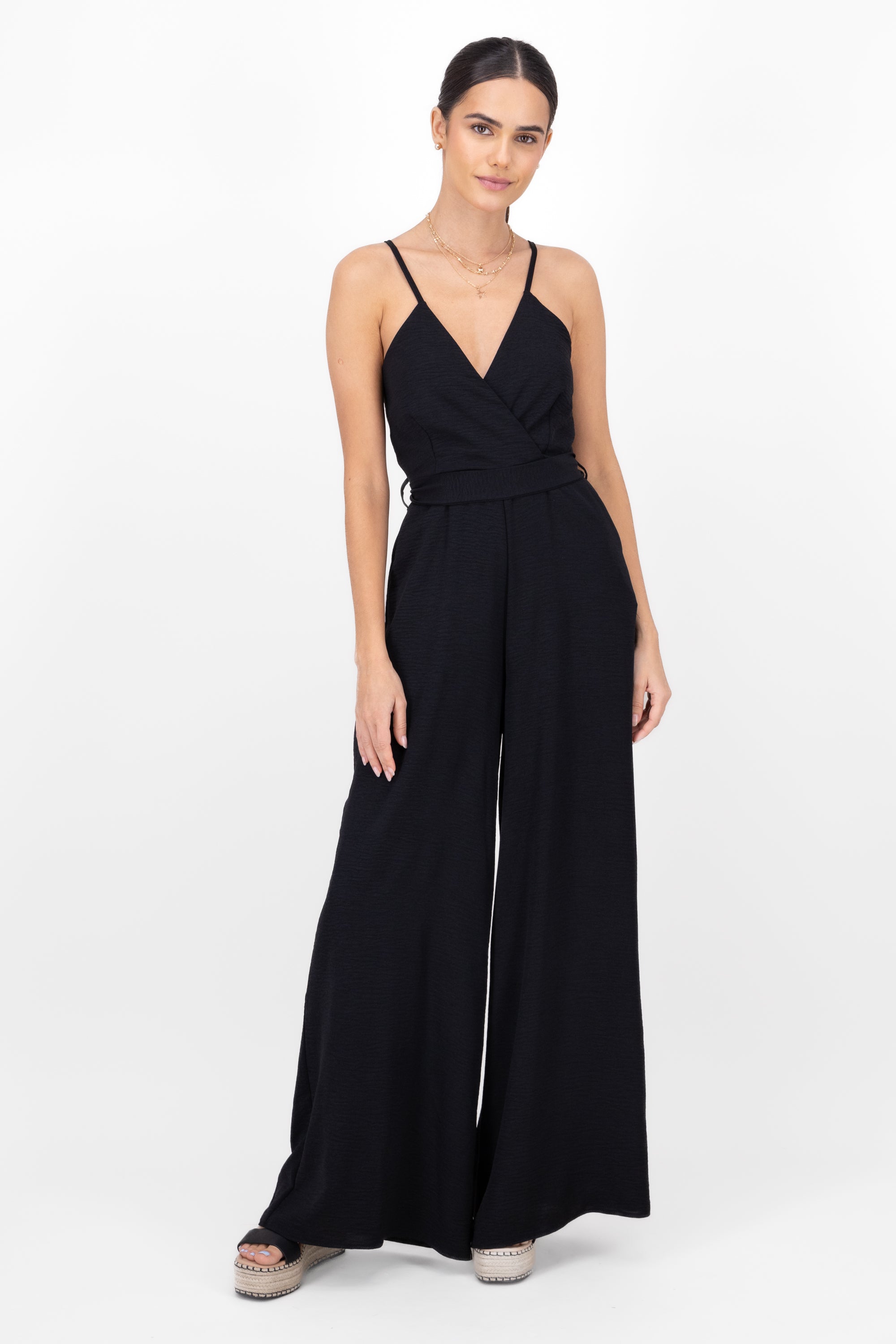 Jumpsuit Escote V NEGRO