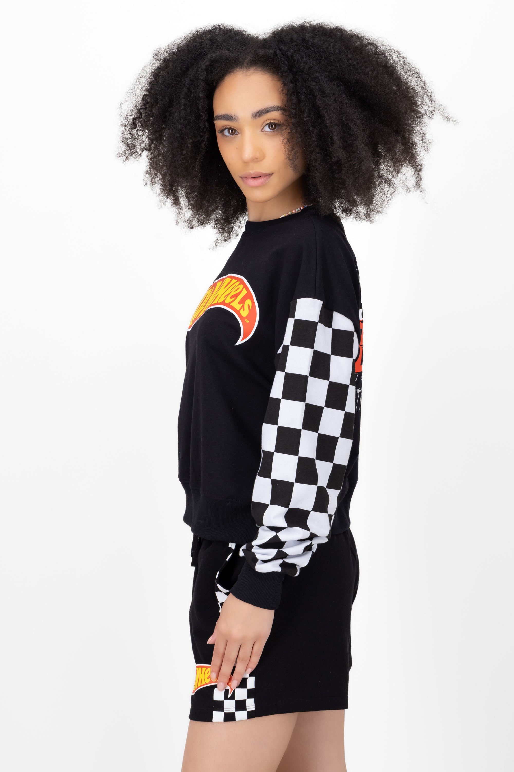 Sudadera manga larga hot wheels NEGRO COMBO