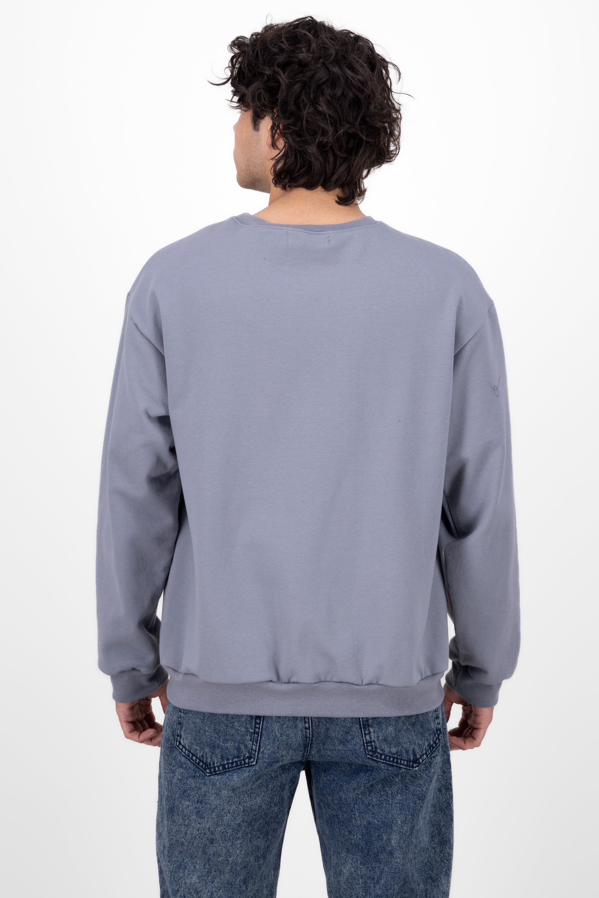 Sudadera Sin Gorra Básica GRIS