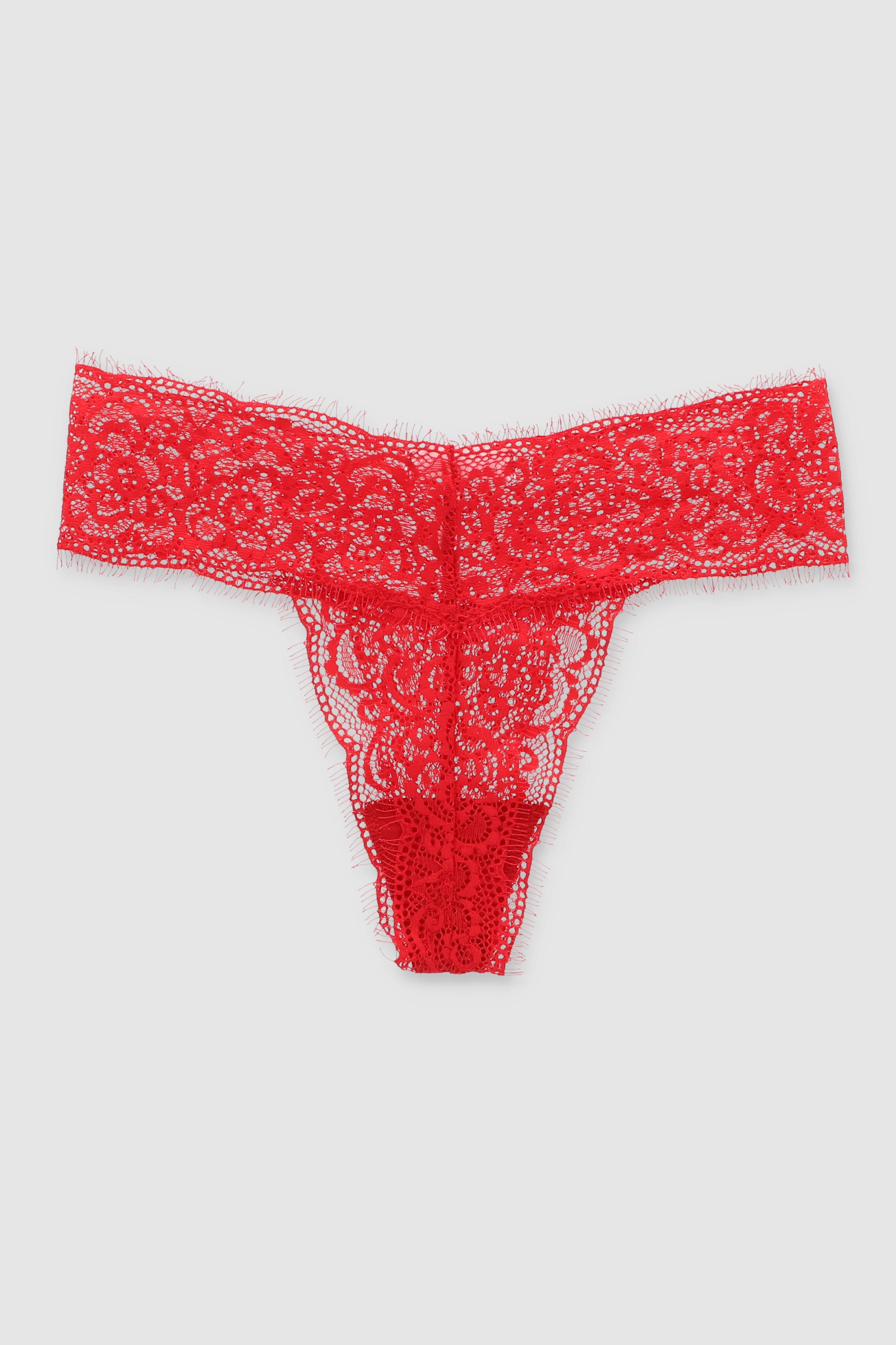 Tanga de encaje ROJO