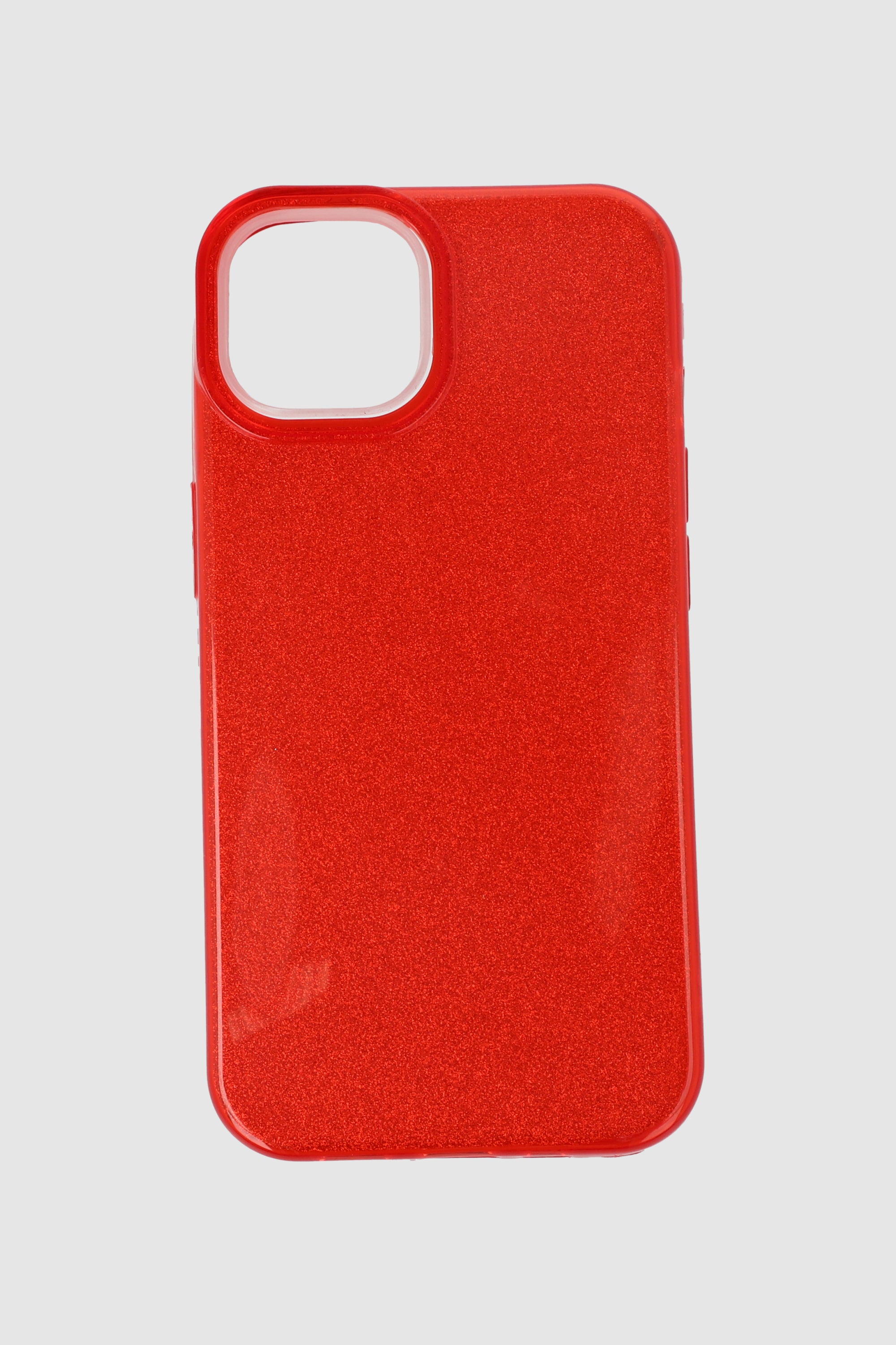 Funda cel i14 mini glitter glossy ROJO