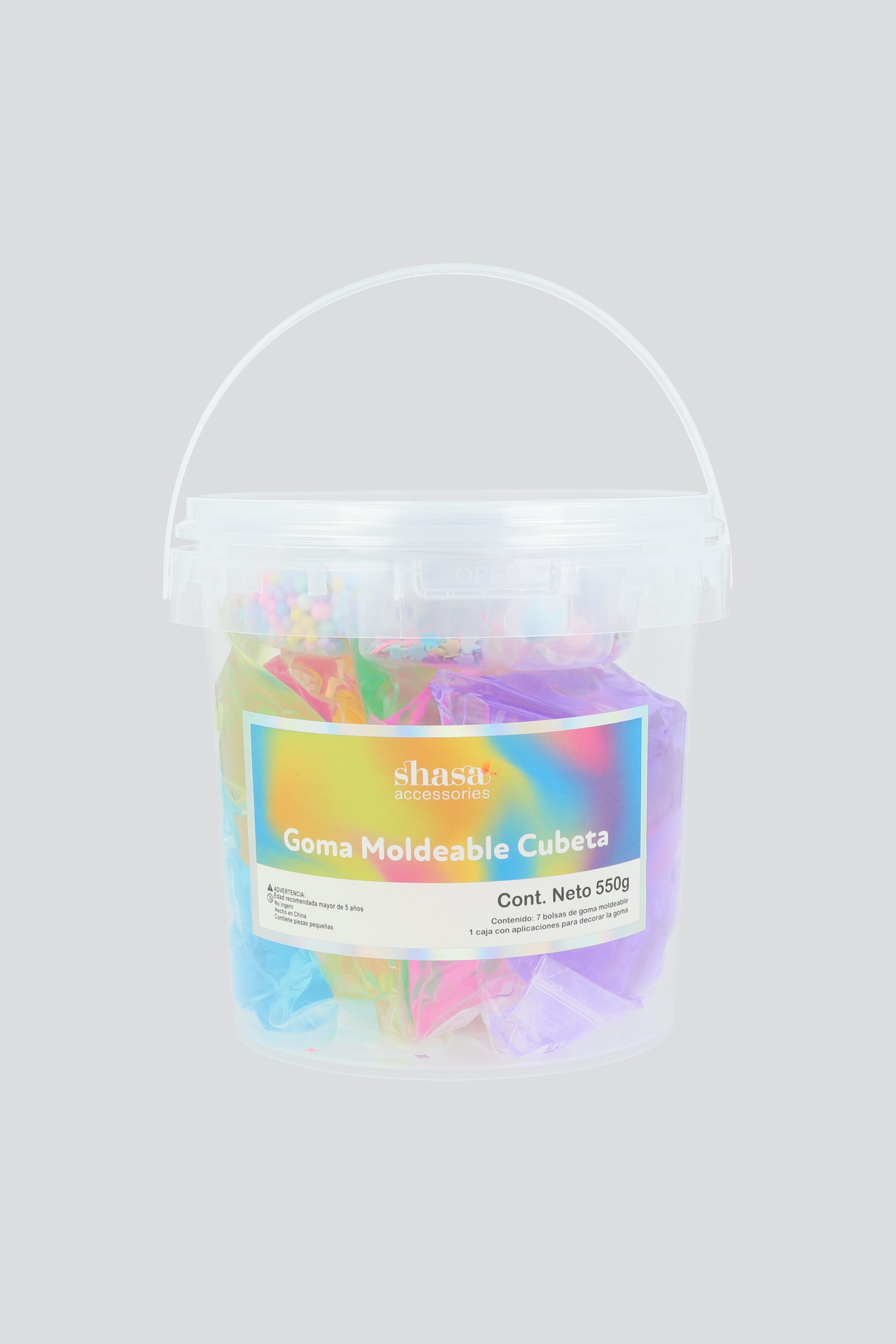 Set cubeta slime y decoracion