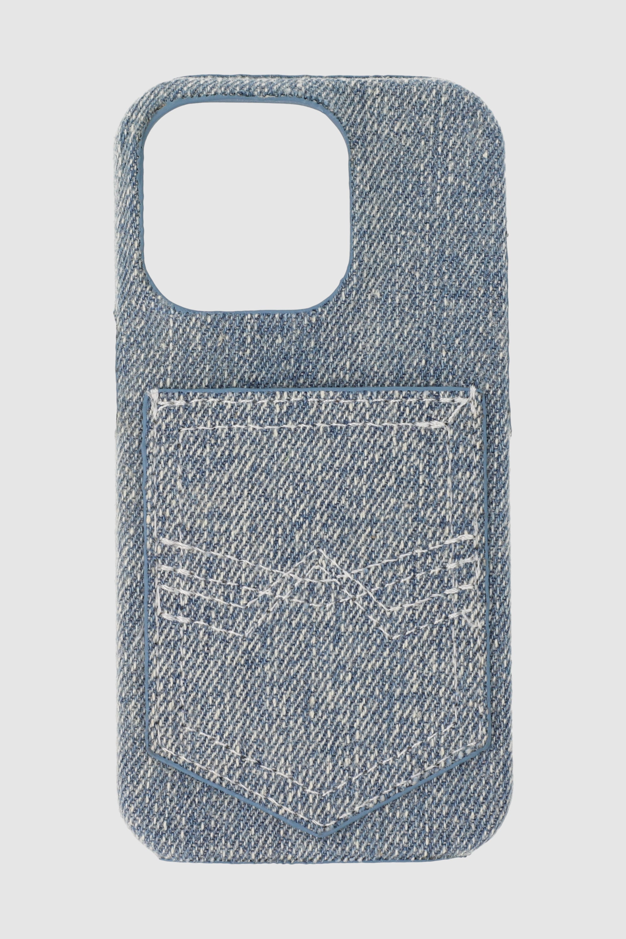 Funda cel i14 pro bolsillo denim AZUL