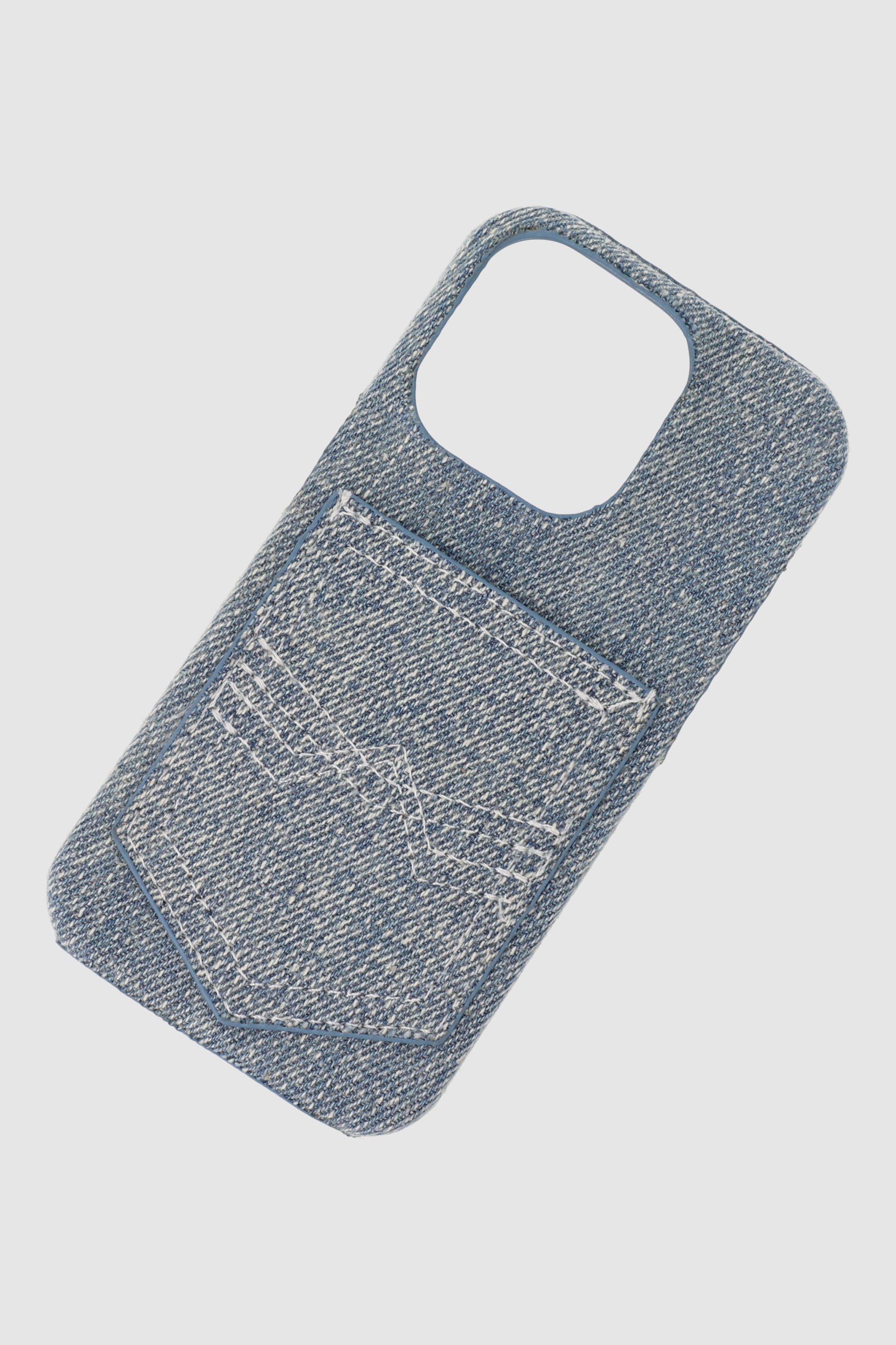 Funda cel i14 pro bolsillo denim AZUL