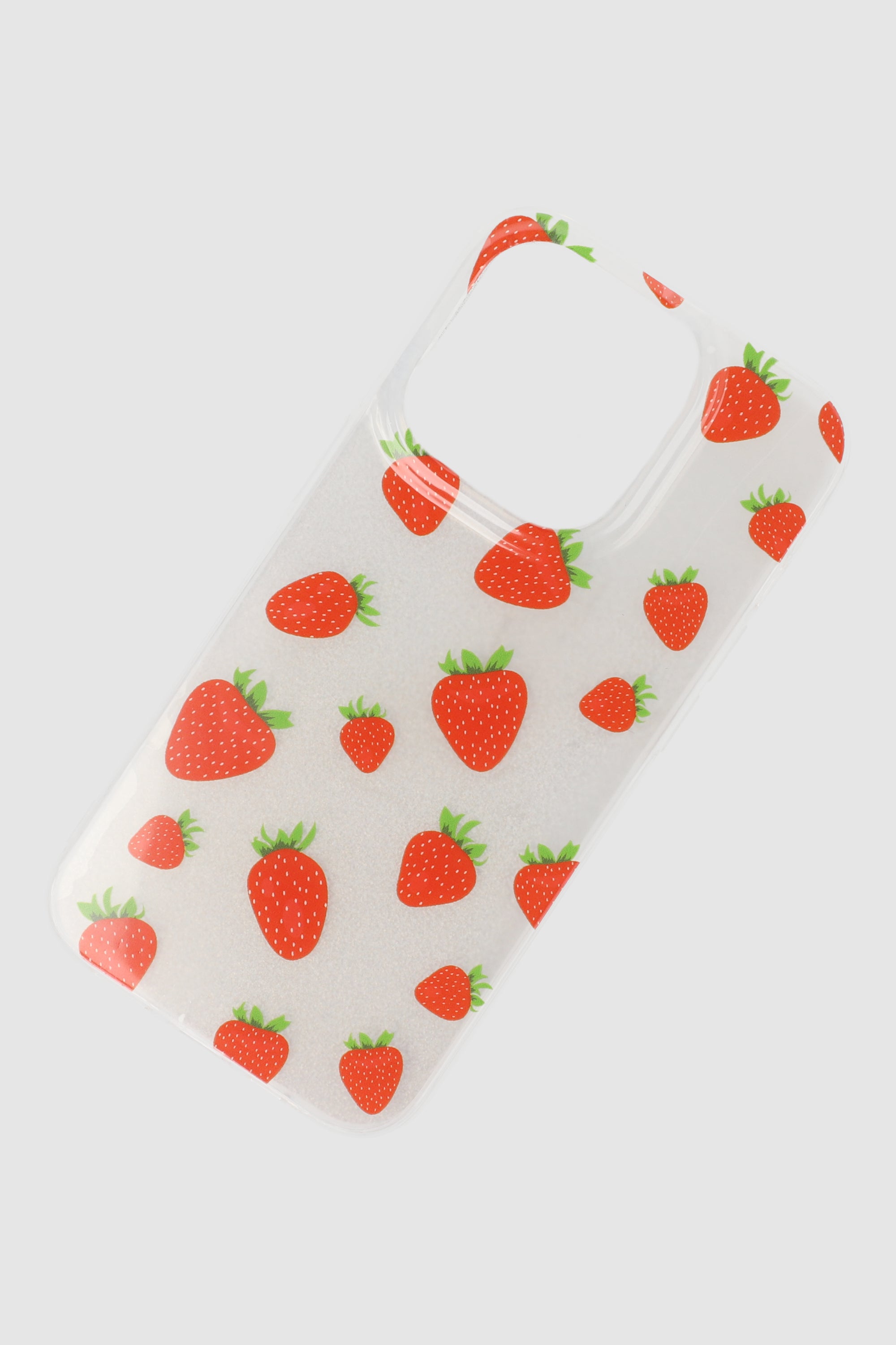 Funda cel i14 pro fresas ROJO