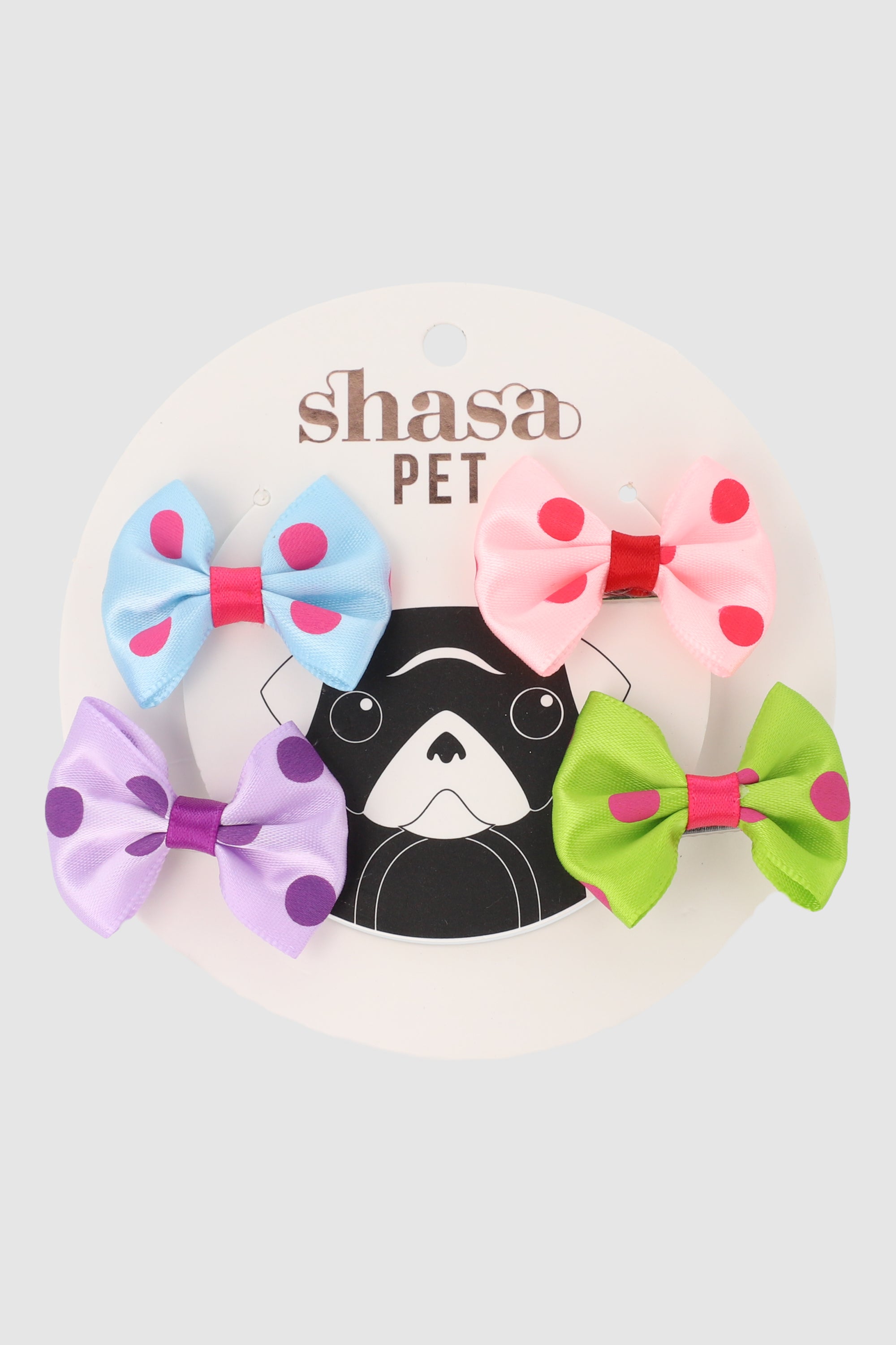 Set 4 moños para mascota MULTICOLOR