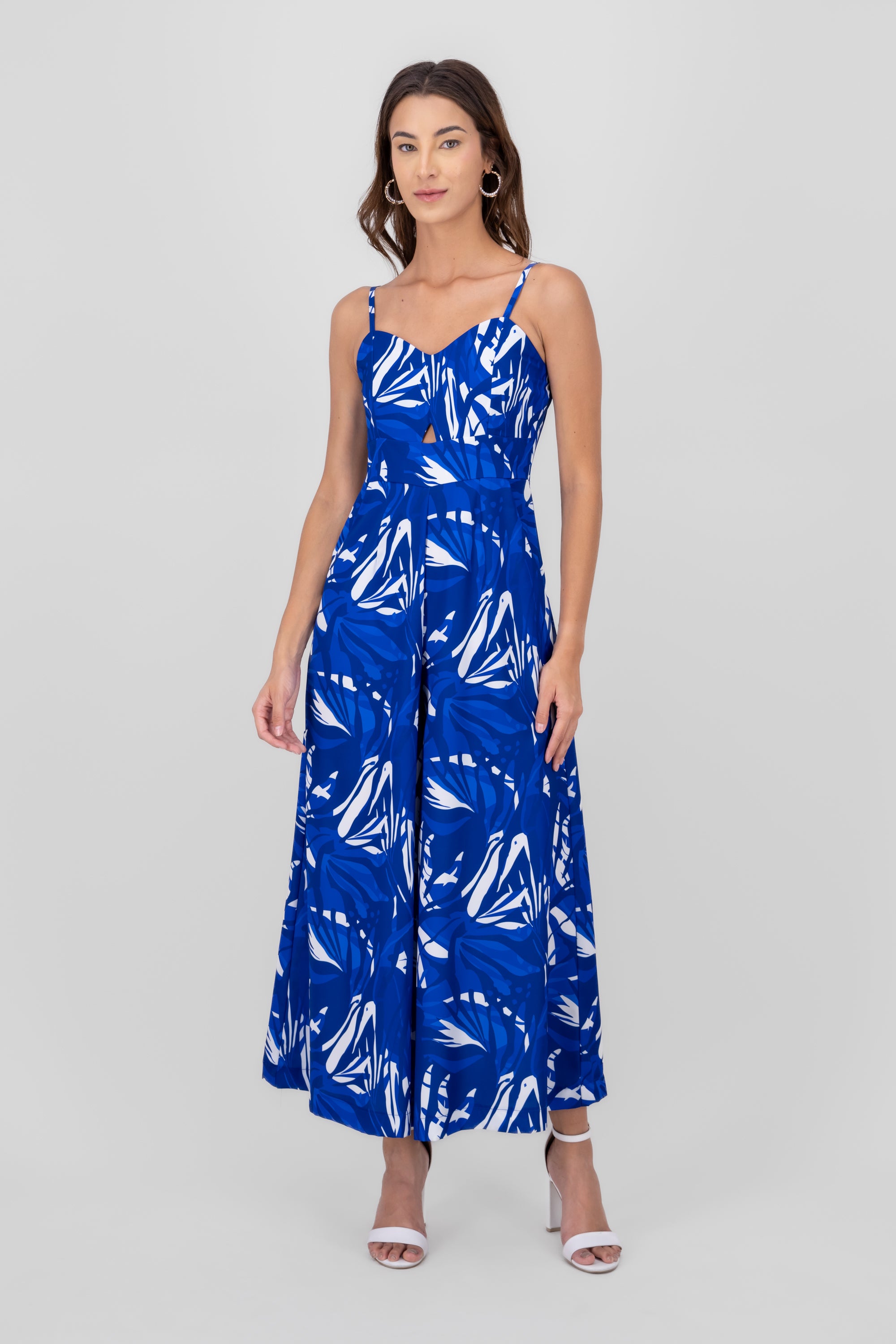 Jumpsuit Estampado Tropical AZUL COMBO