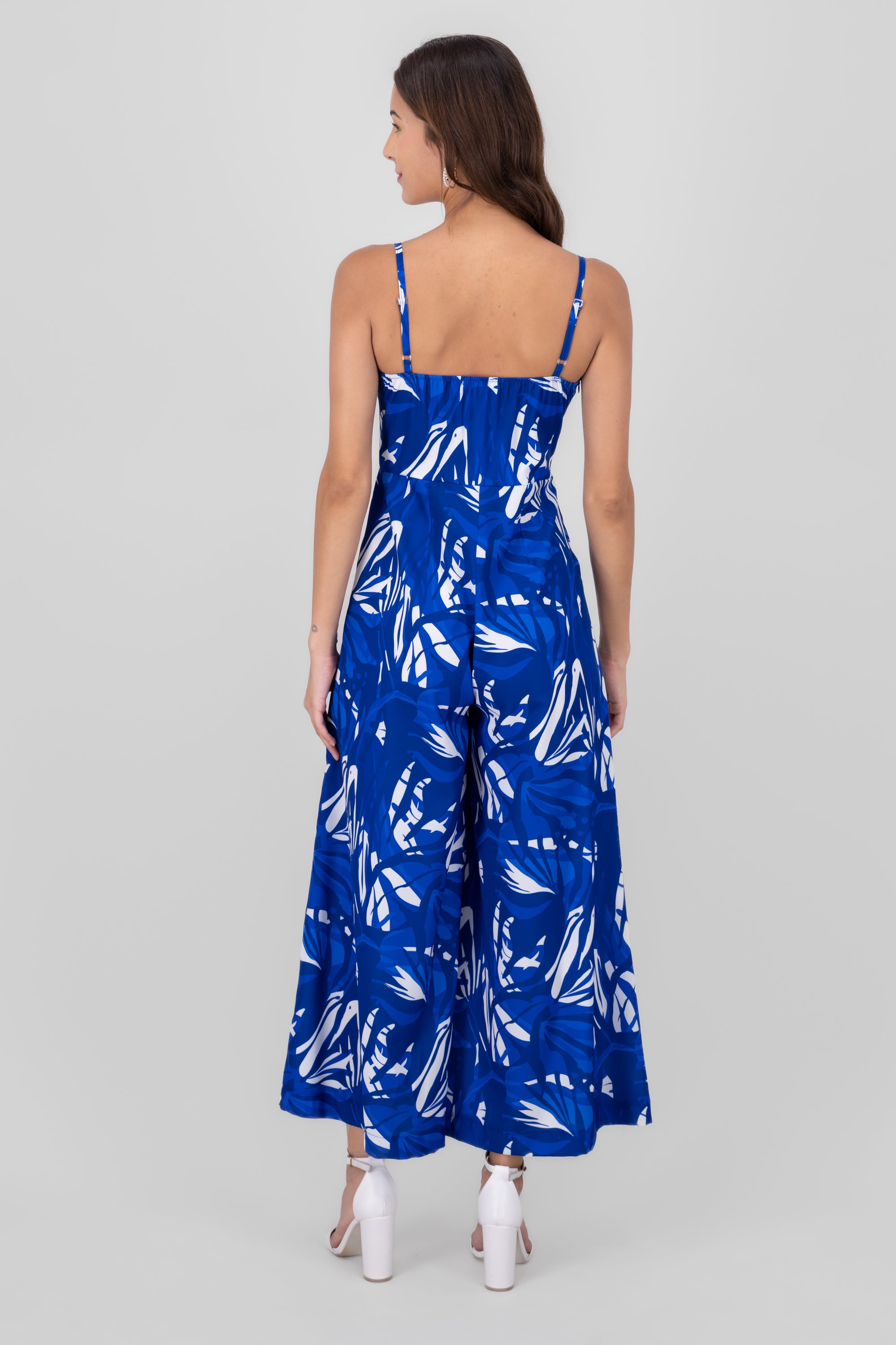 Jumpsuit Estampado Tropical AZUL COMBO