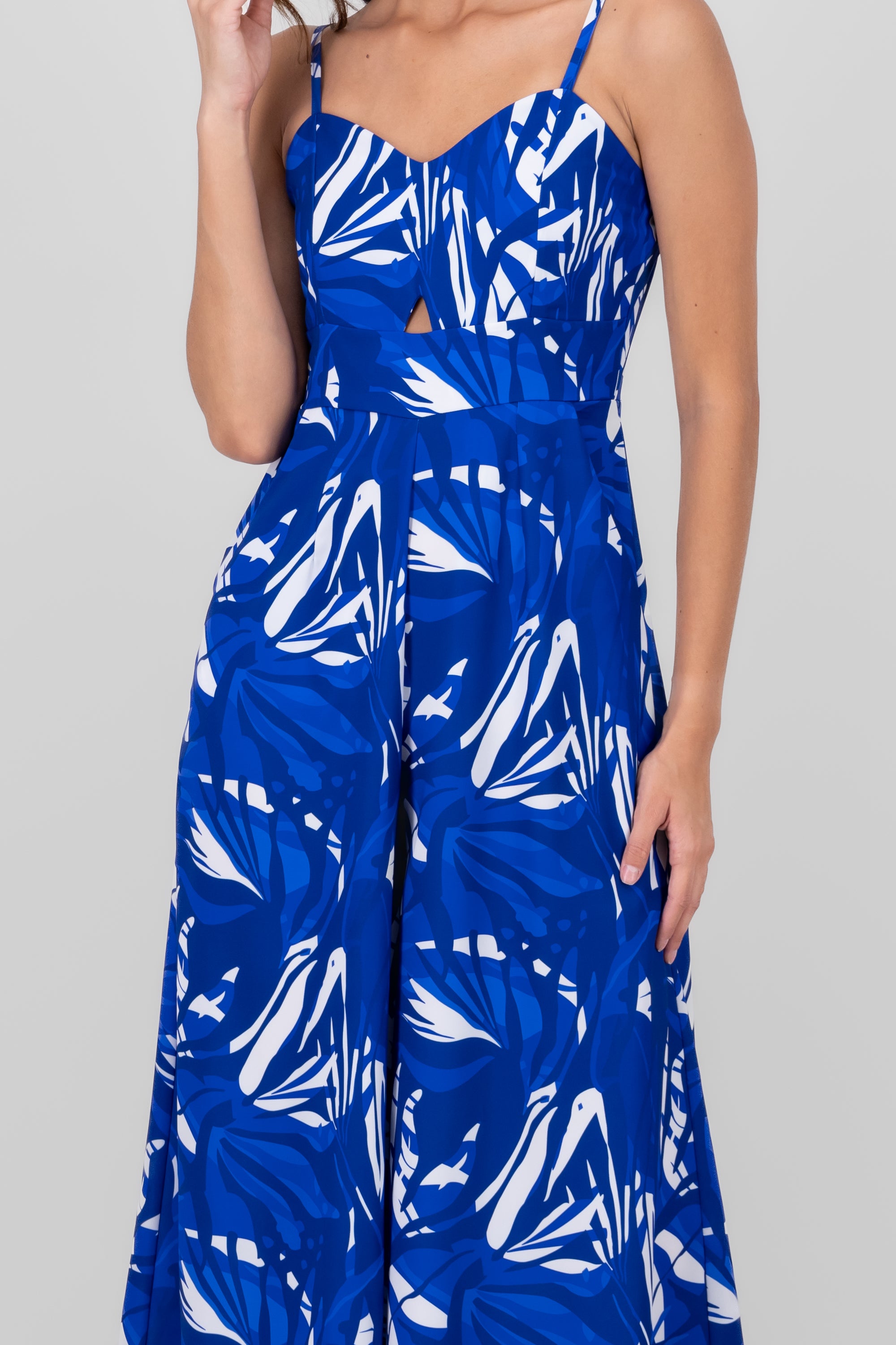 Jumpsuit Estampado Tropical AZUL COMBO