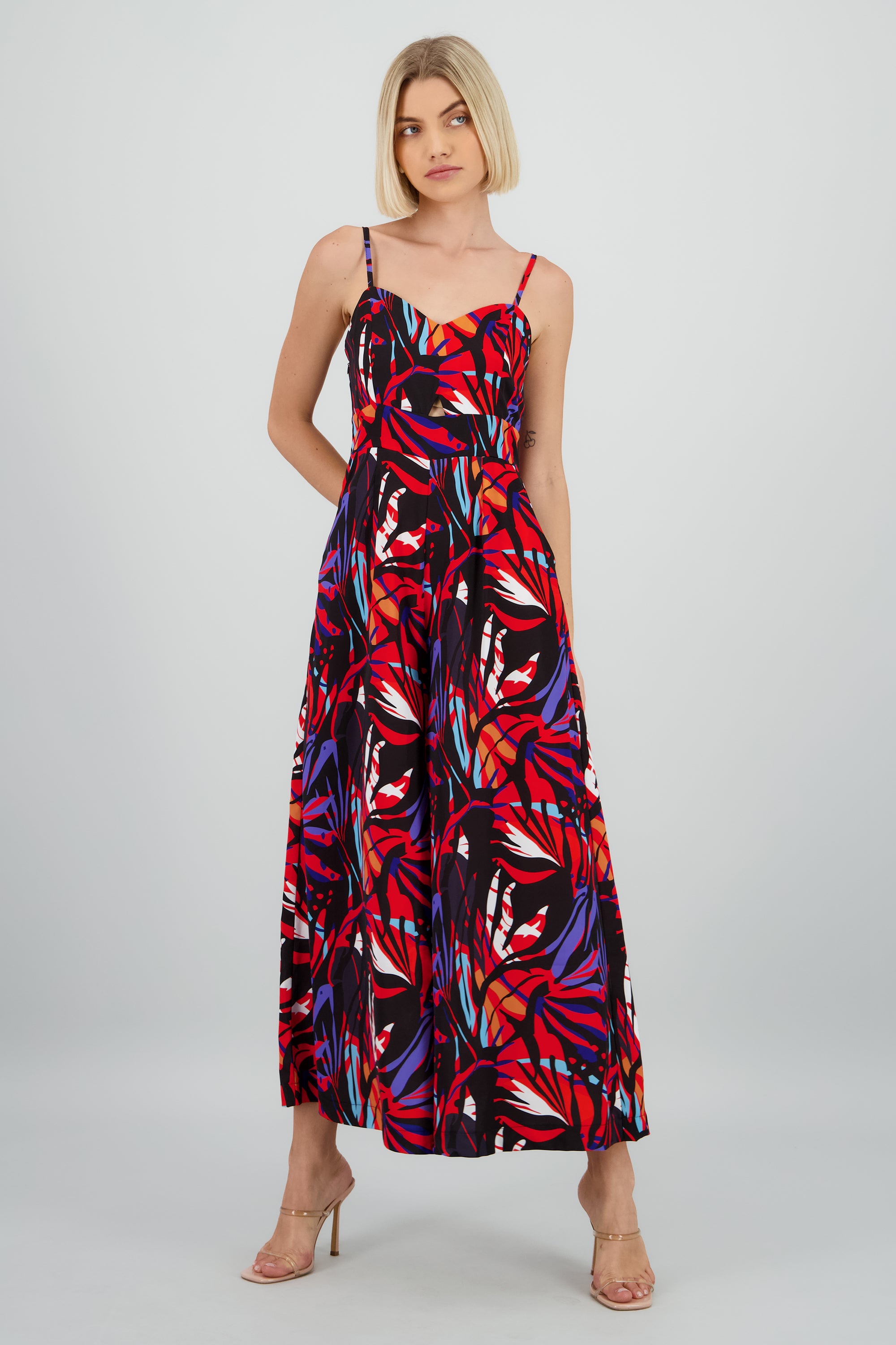 Jumpsuit Estampado Tropical