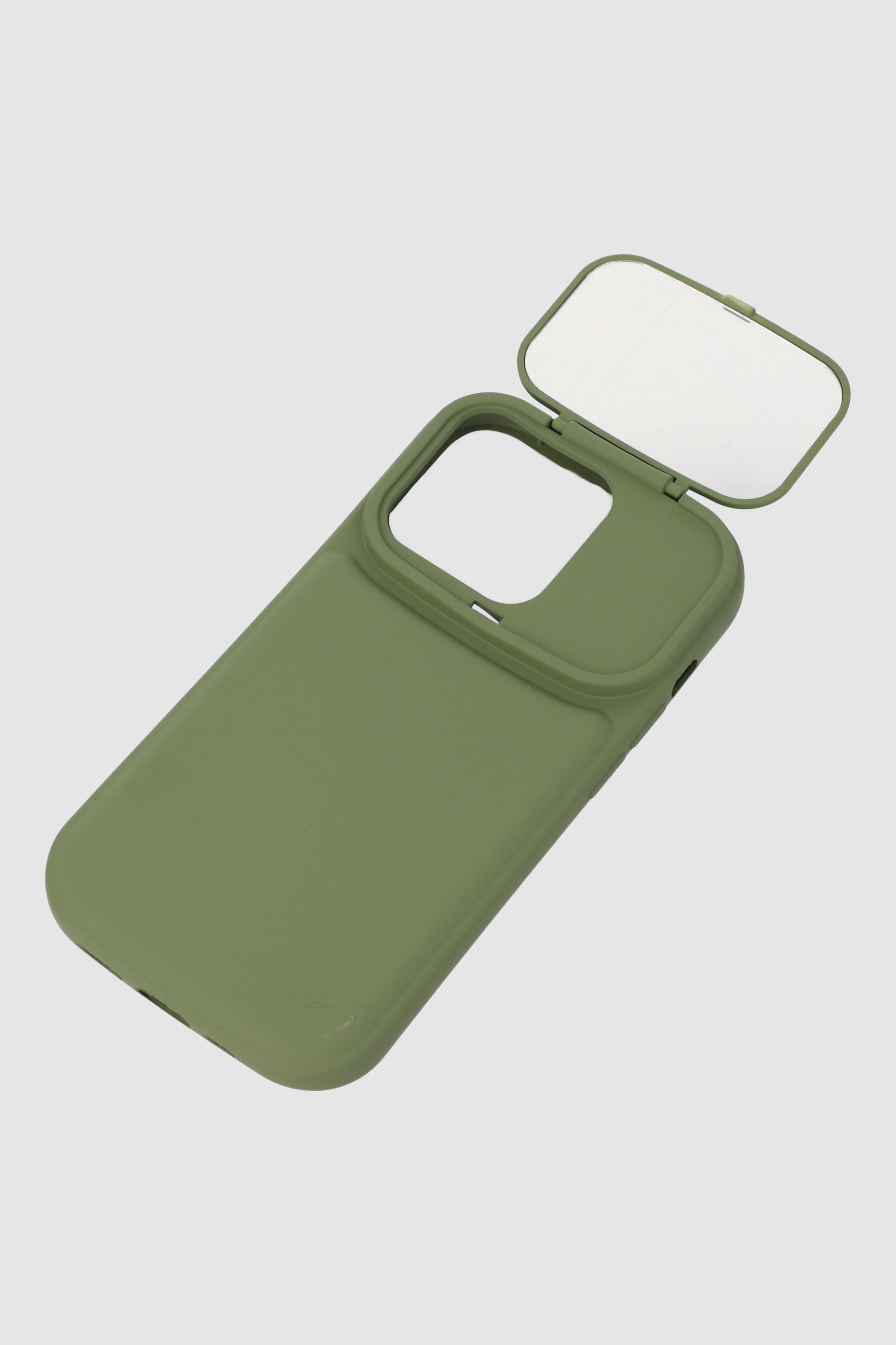 Funda cel ip14 tapa espejo OLIVO