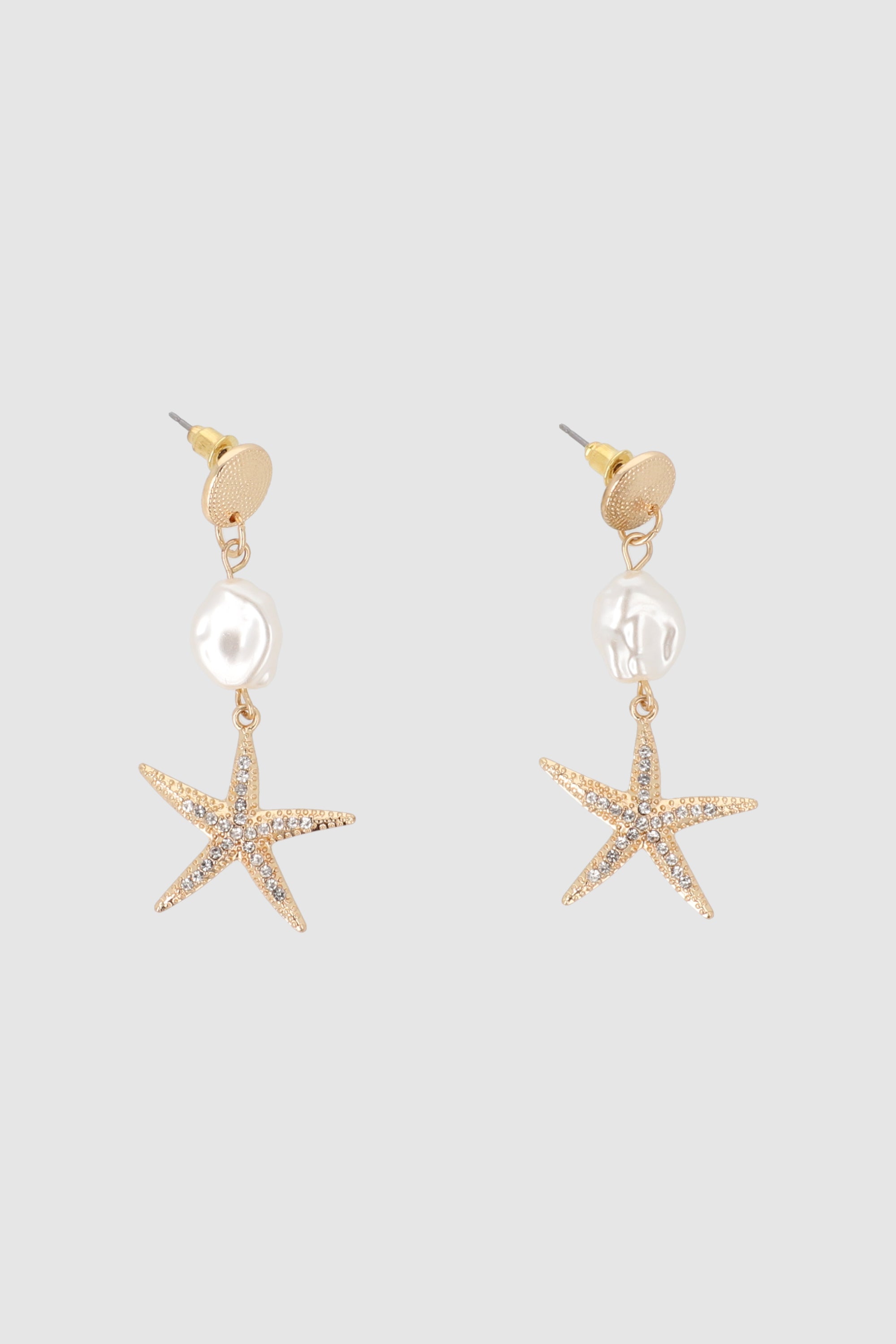 ARETES ESTRELLA DE MAR ORO