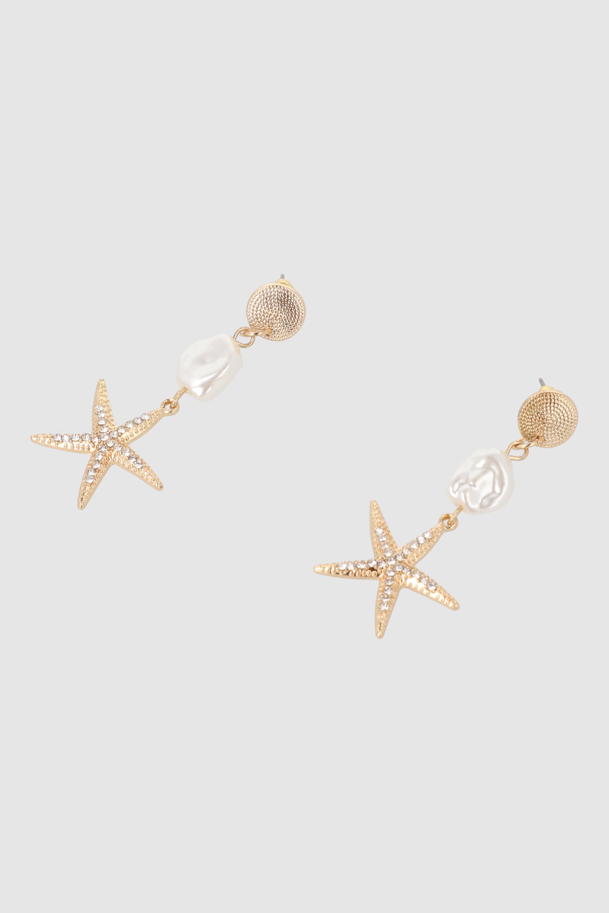 ARETES ESTRELLA DE MAR ORO