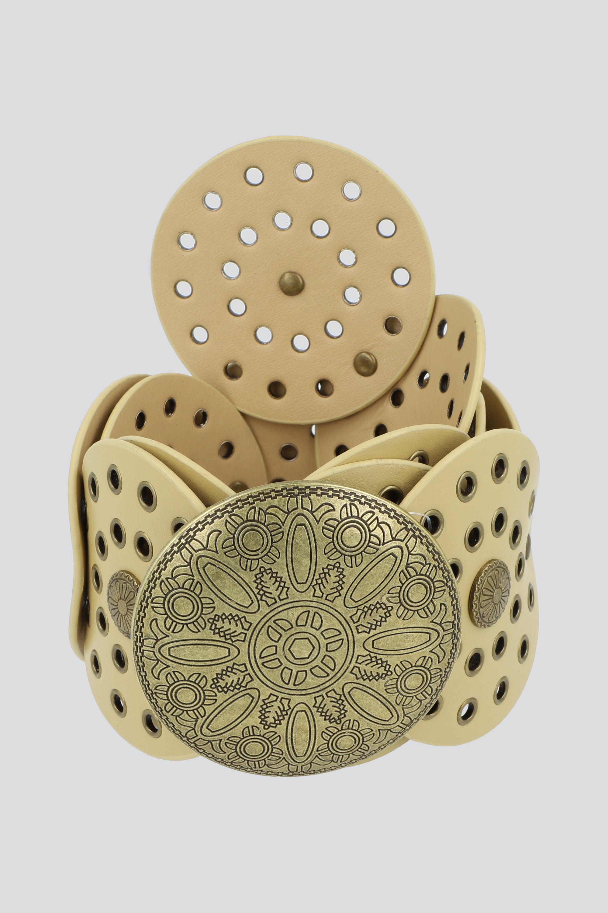 Cinturon boho circulos eyelets ARENA