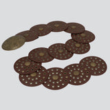 Cinturon boho circulos eyelets