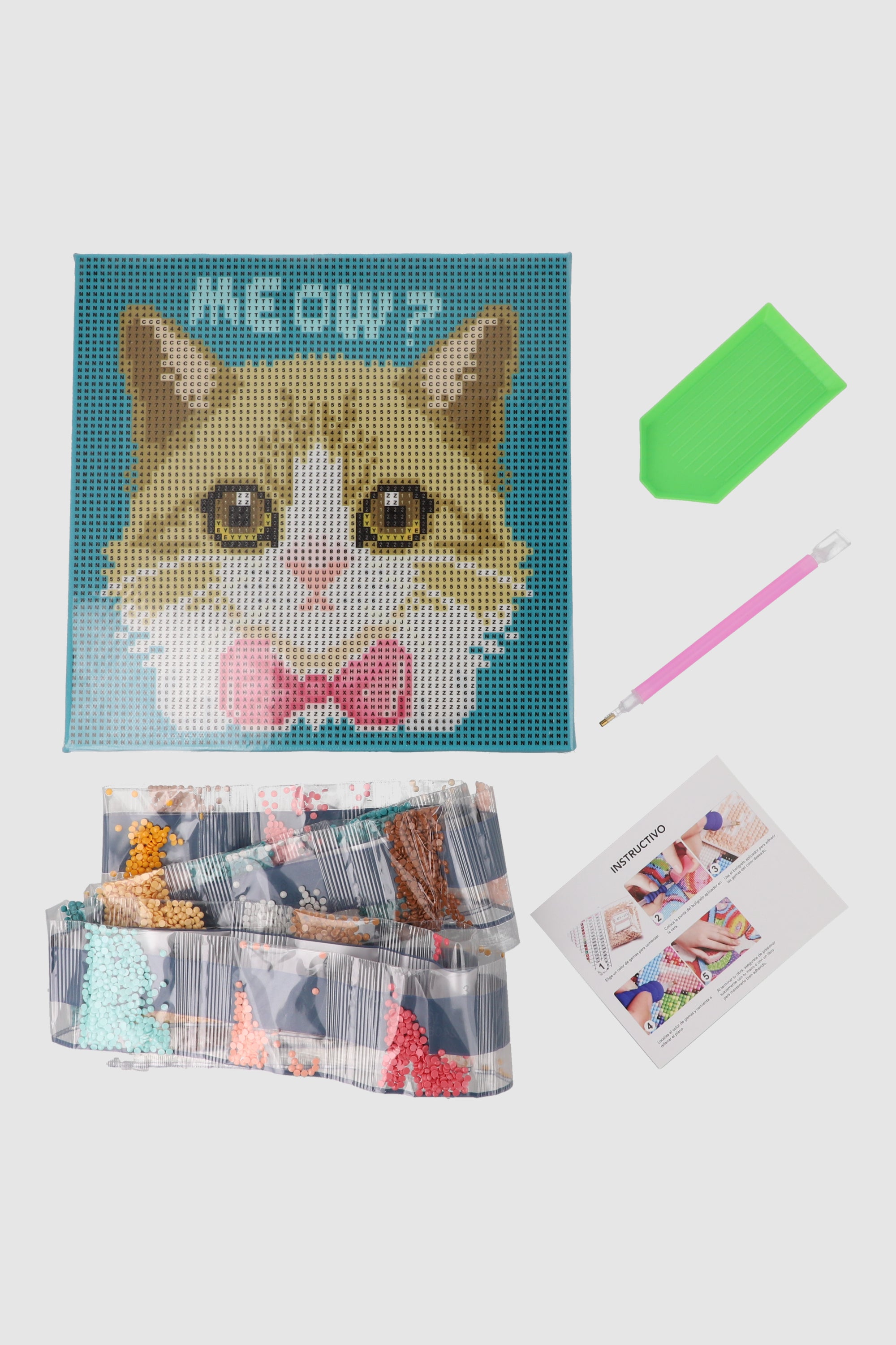 Kit de gemas gatito MULTICOLOR