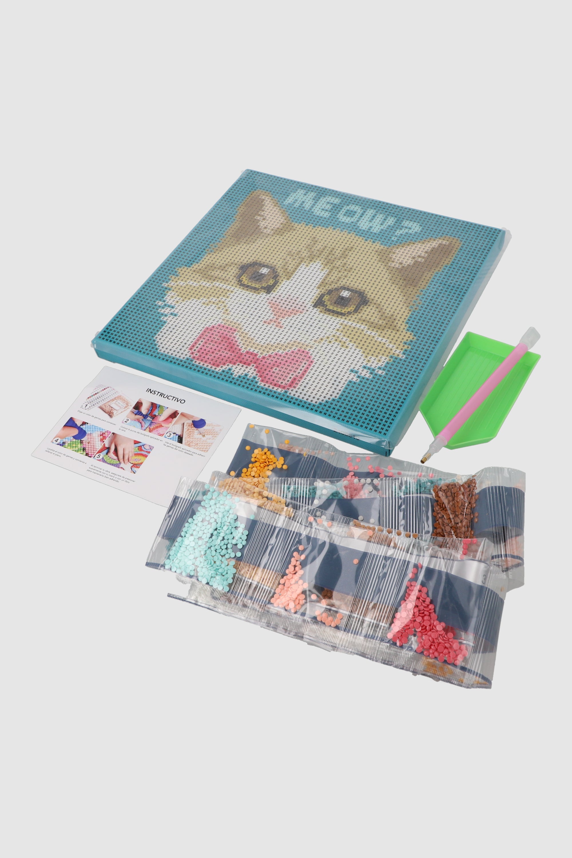 Kit de gemas gatito MULTICOLOR