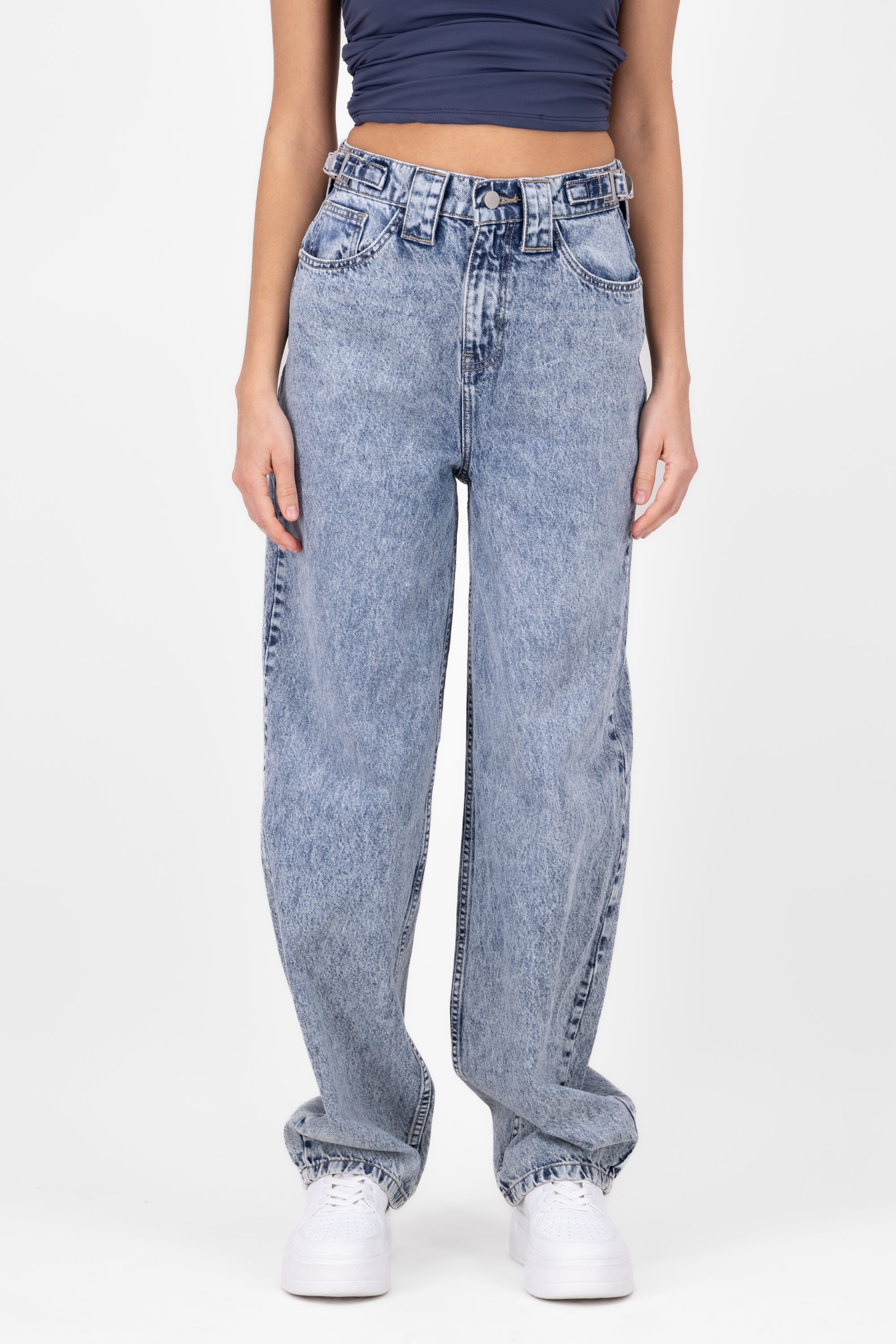 Jeans baggy hebillas ACID WASH