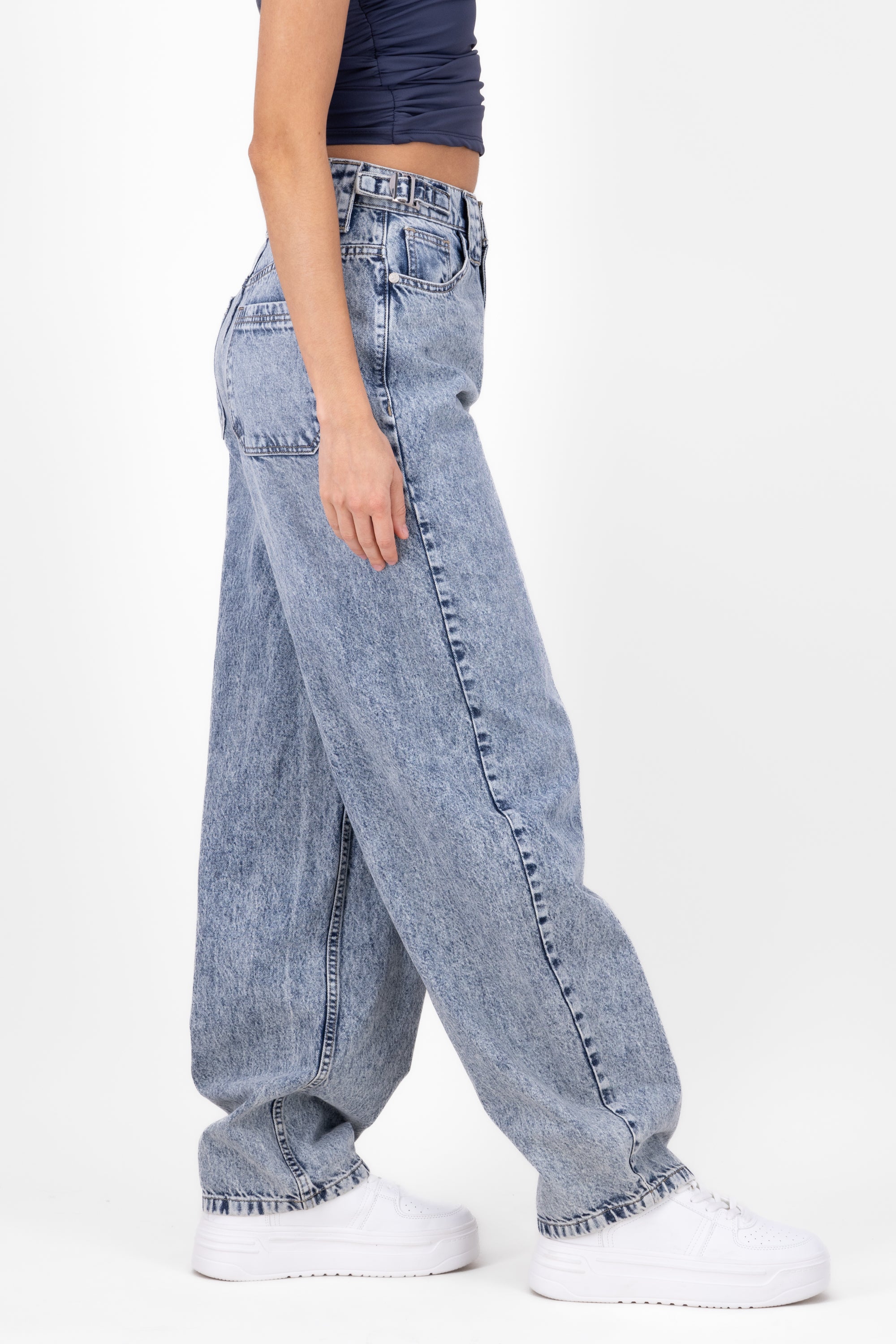 Jeans baggy hebillas ACID WASH