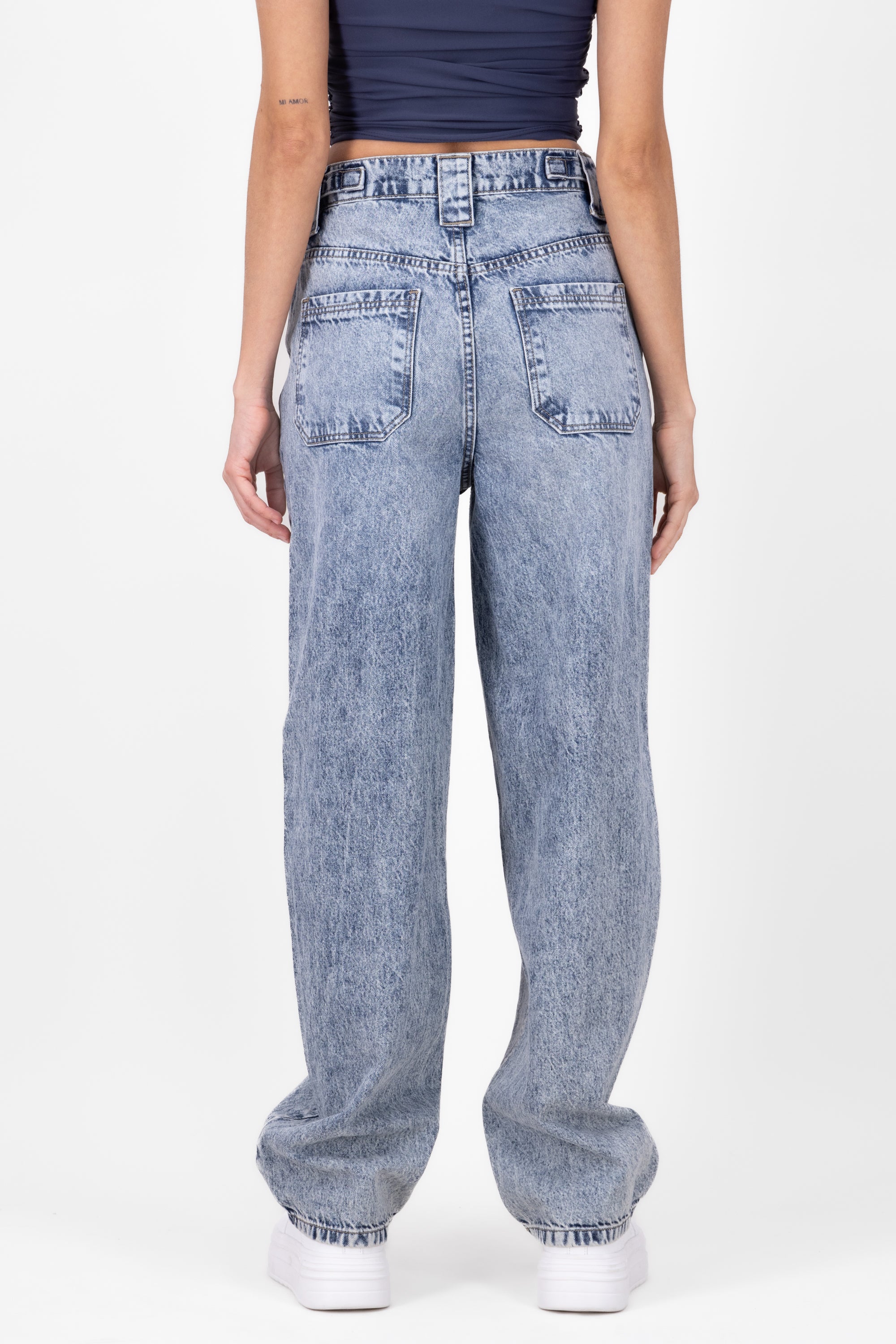 Jeans baggy hebillas ACID WASH