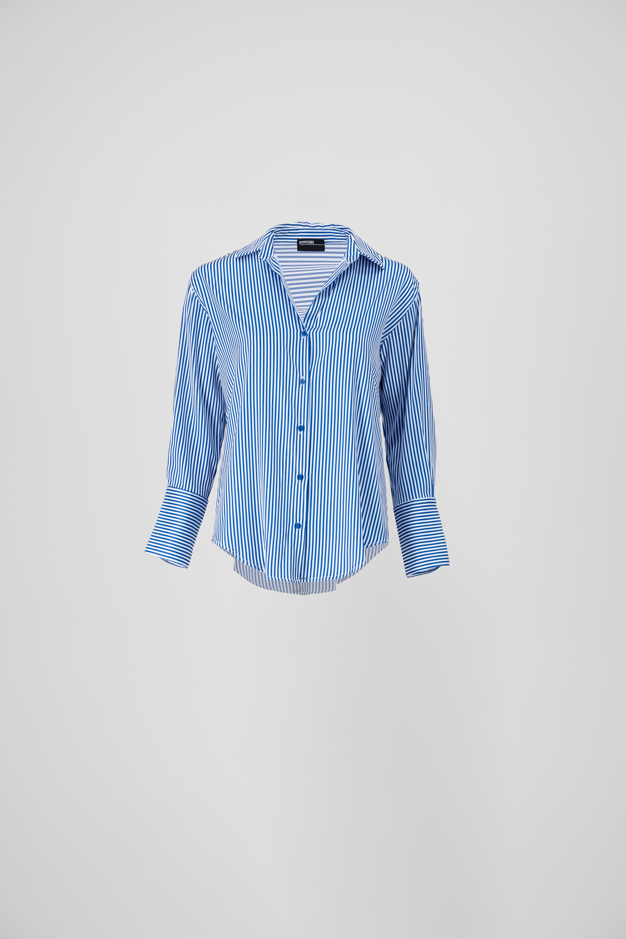 Blusa satin rayas manga larga Hypsters