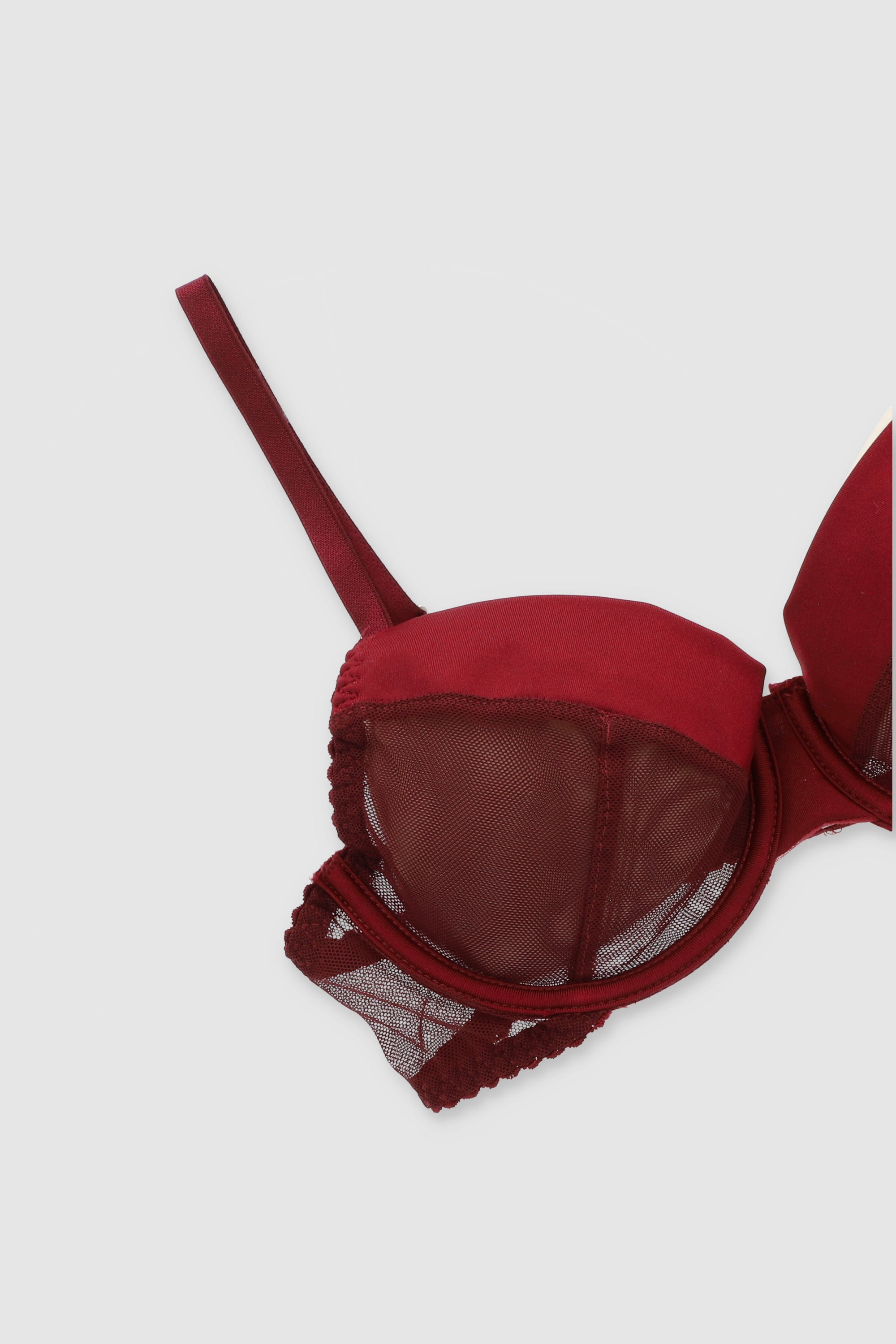 Bralette de mesh con copas VINO