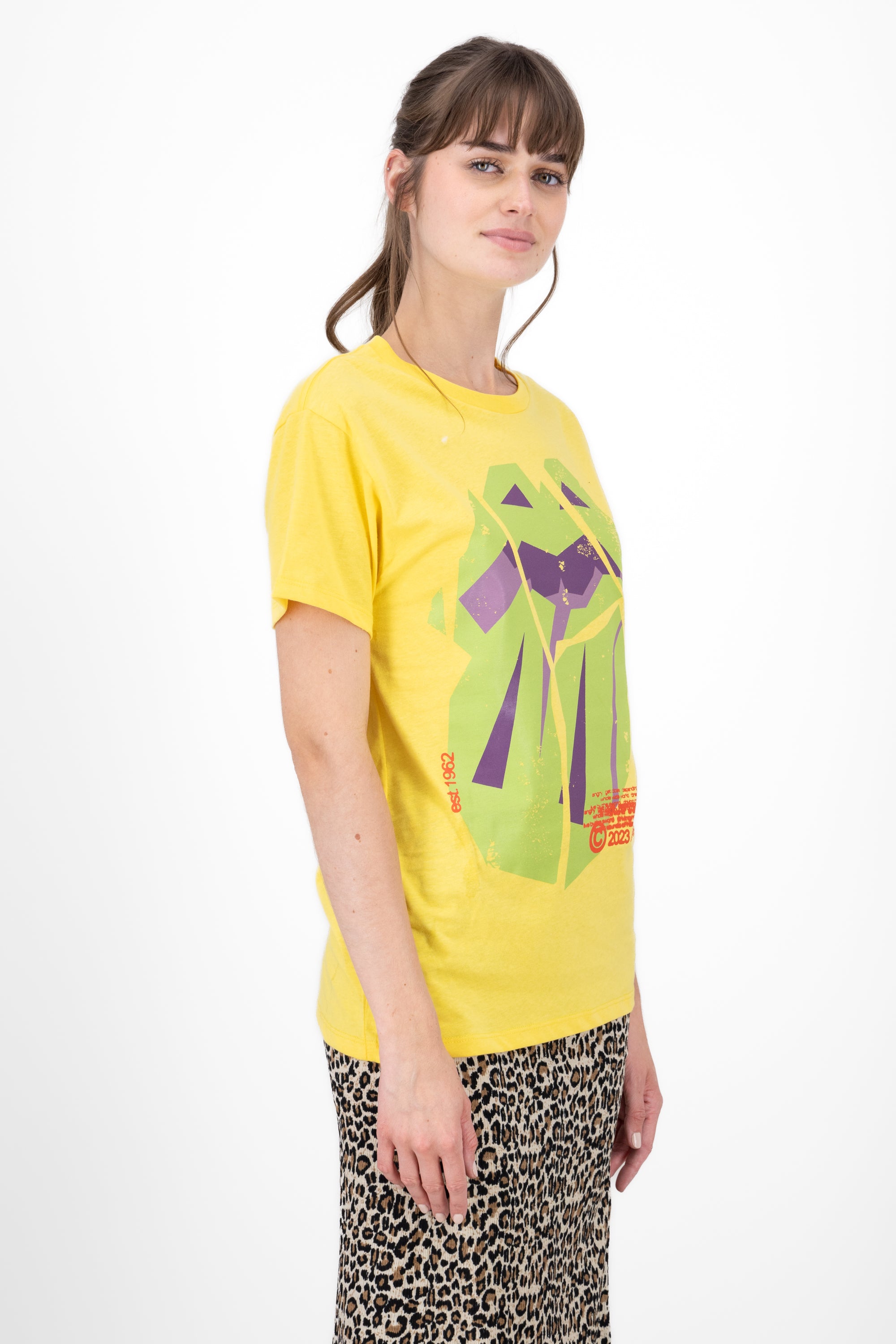 Playera rolling stones AMARILLO