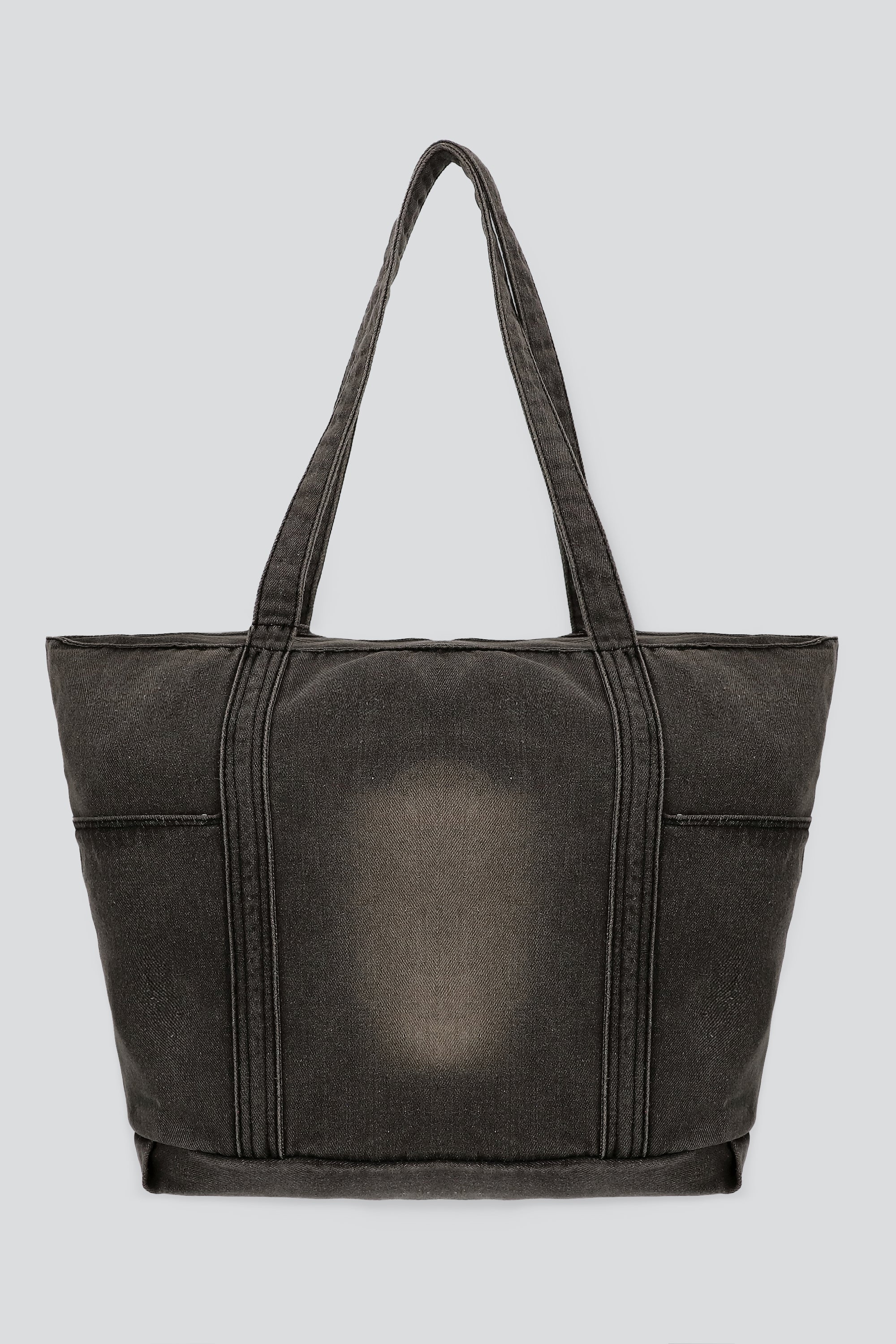 Bolsa tote grande denim