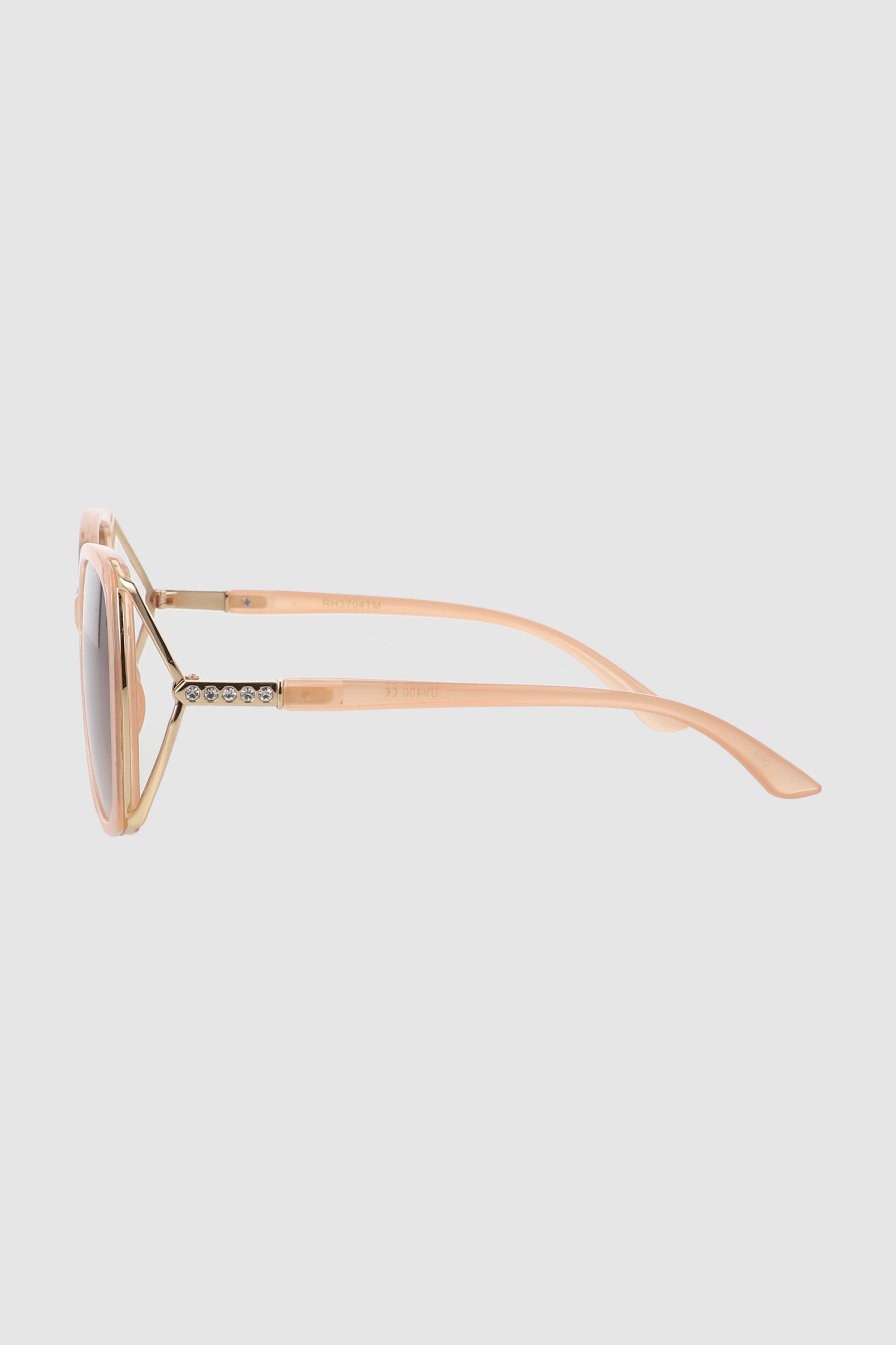 Lentes Oversize Abertura Costado NUDE