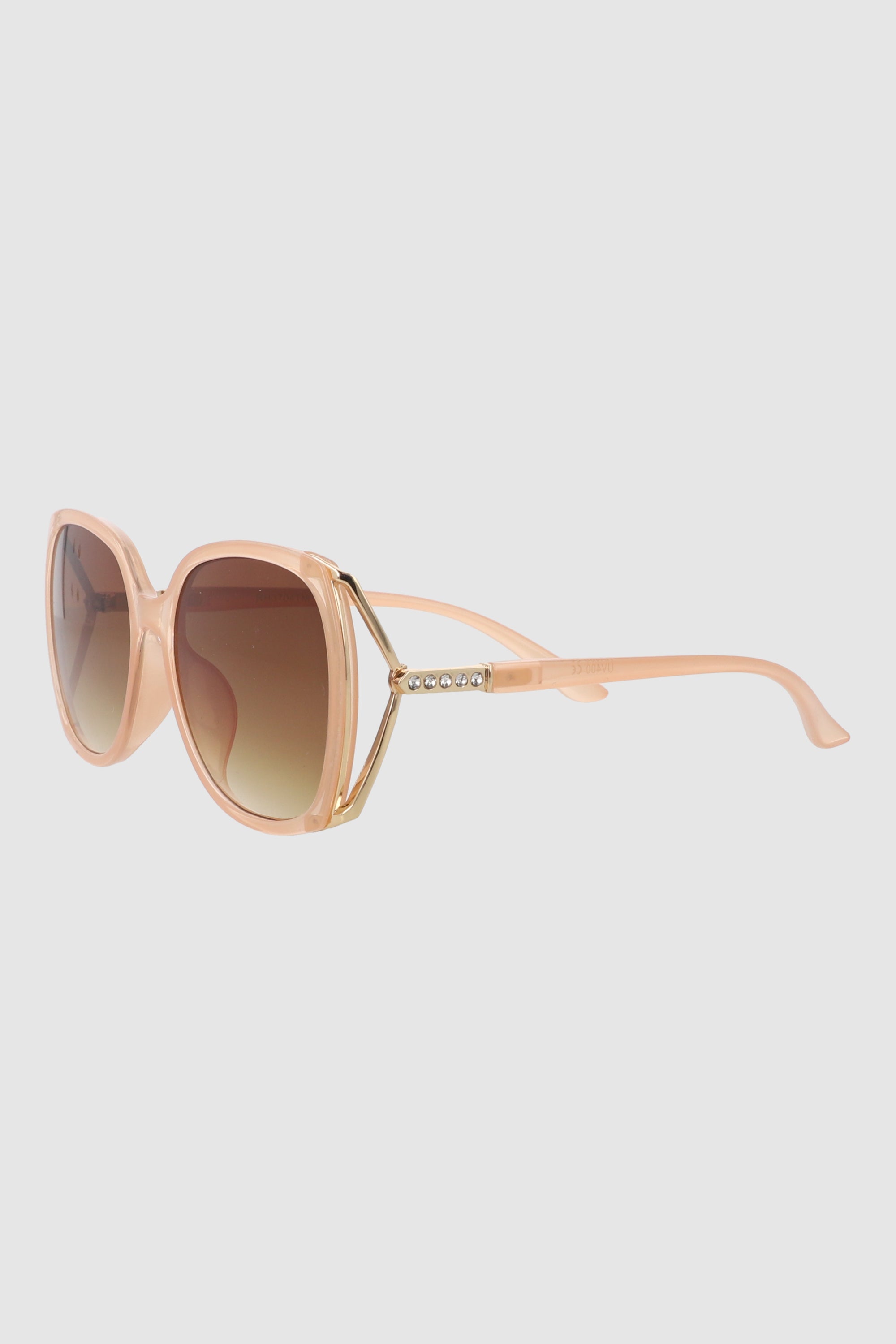 Lentes Oversize Abertura Costado NUDE