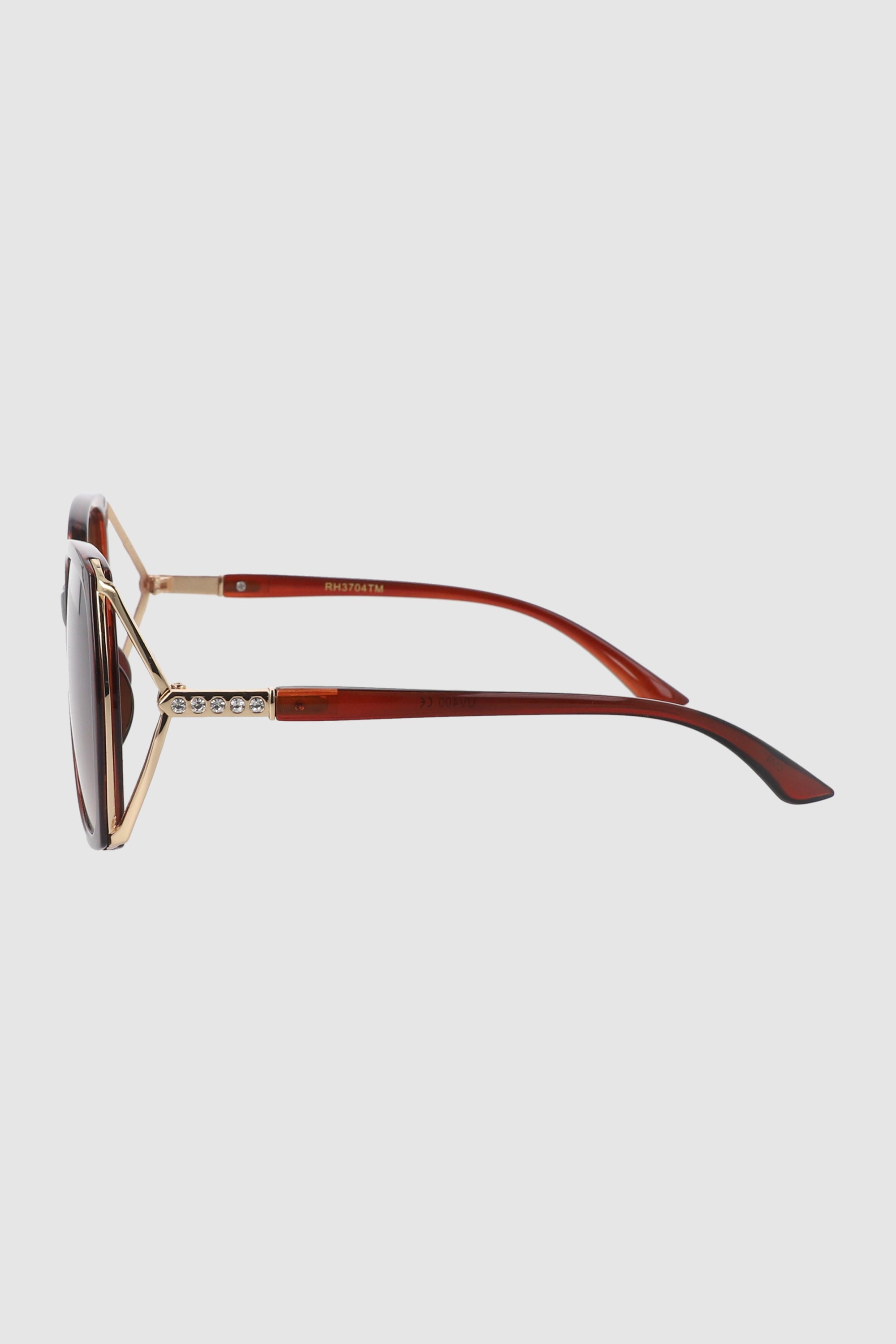 Lentes Oversize Abertura Costado CAFE