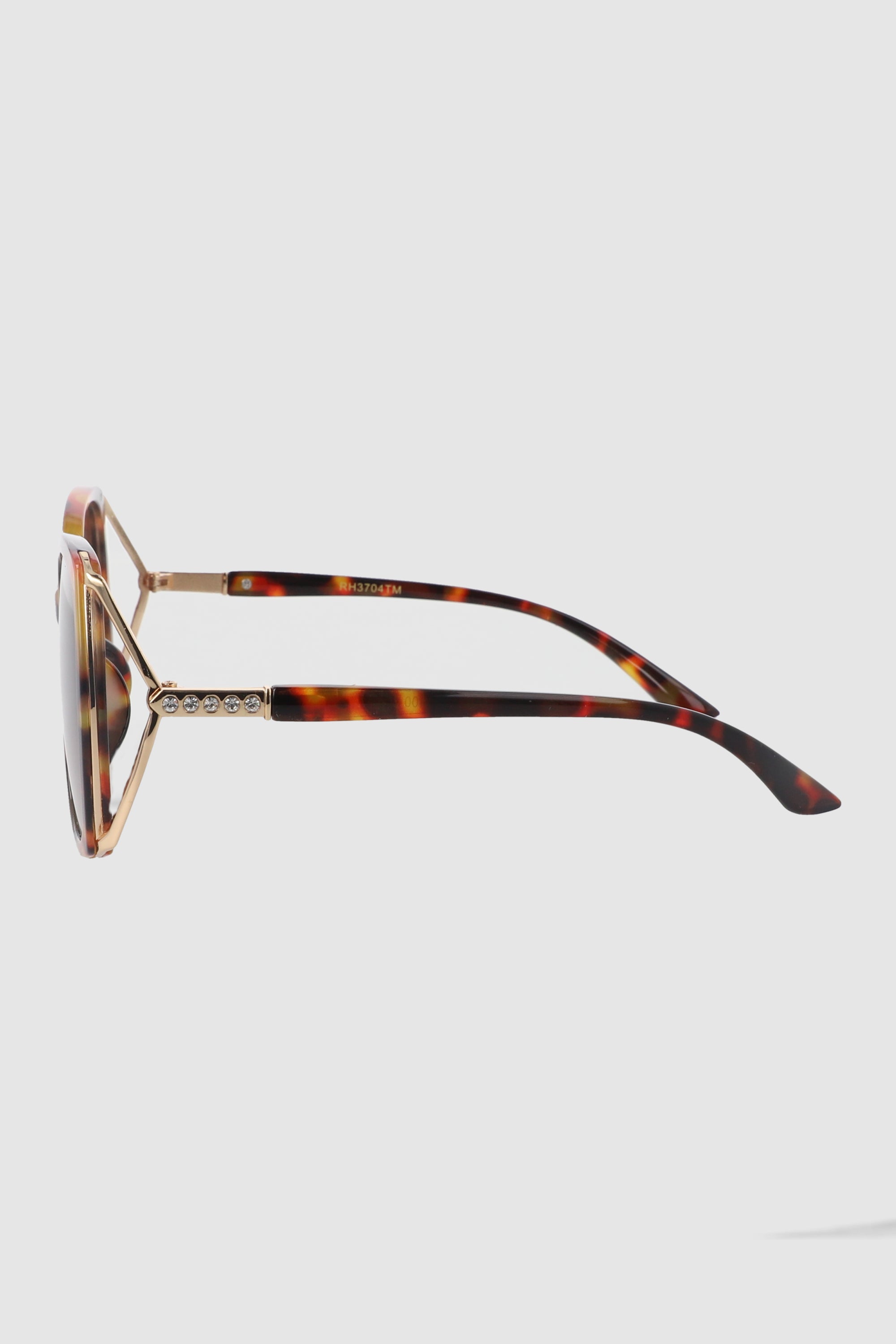 Lentes Oversize Abertura Costado CAFE COMBO