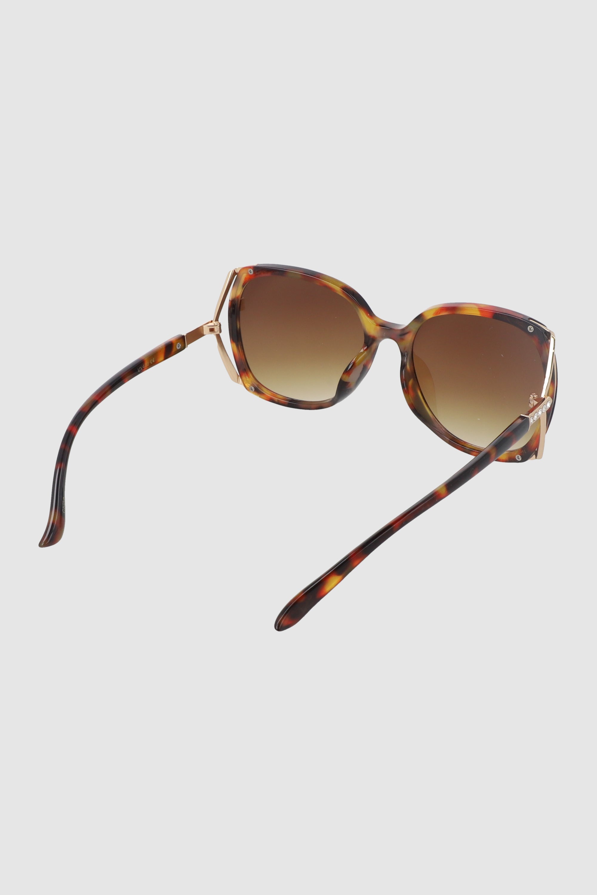 Lentes Oversize Abertura Costado CAFE COMBO