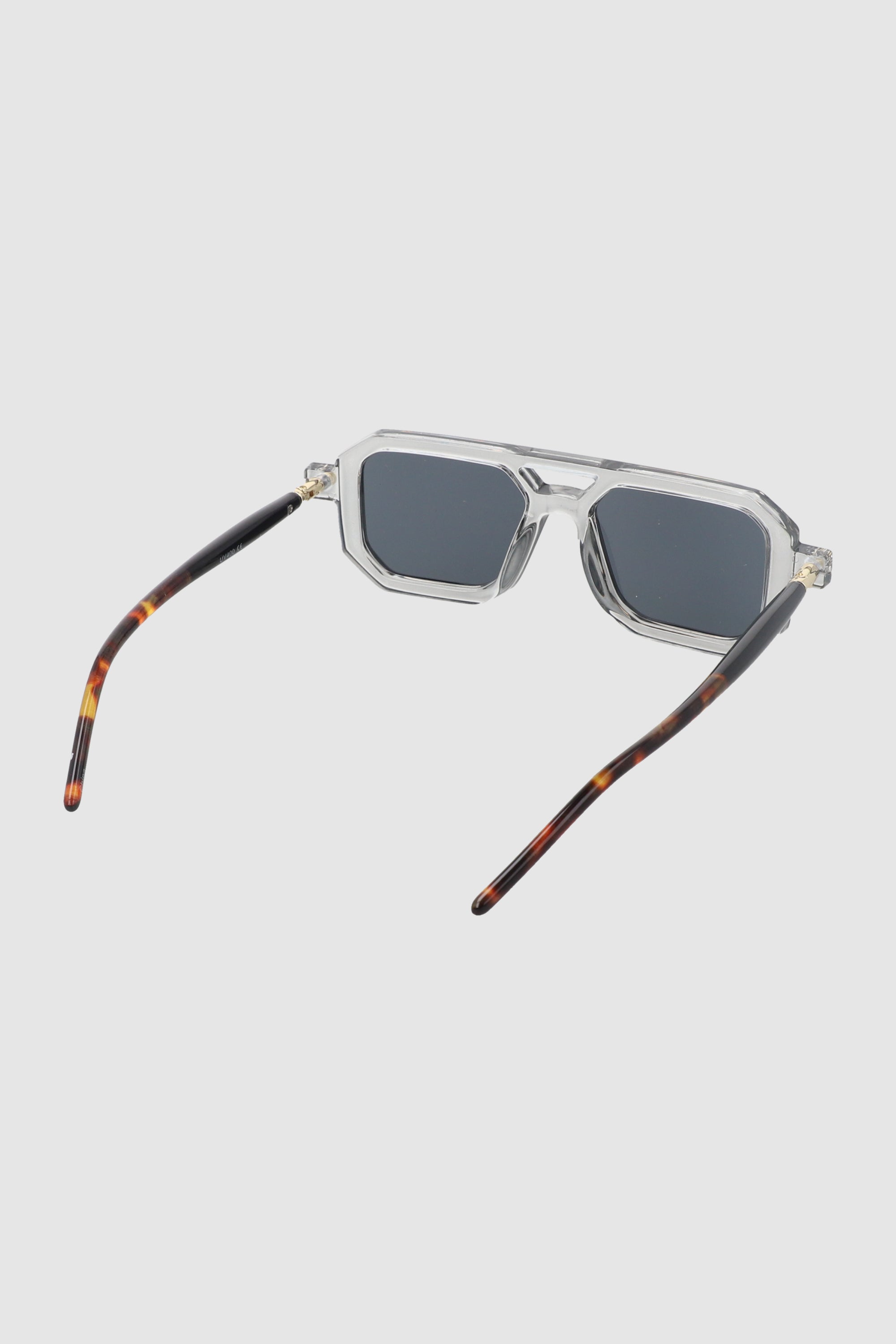 Lentes Aviador Retro Geometrico TRANSPARENTE